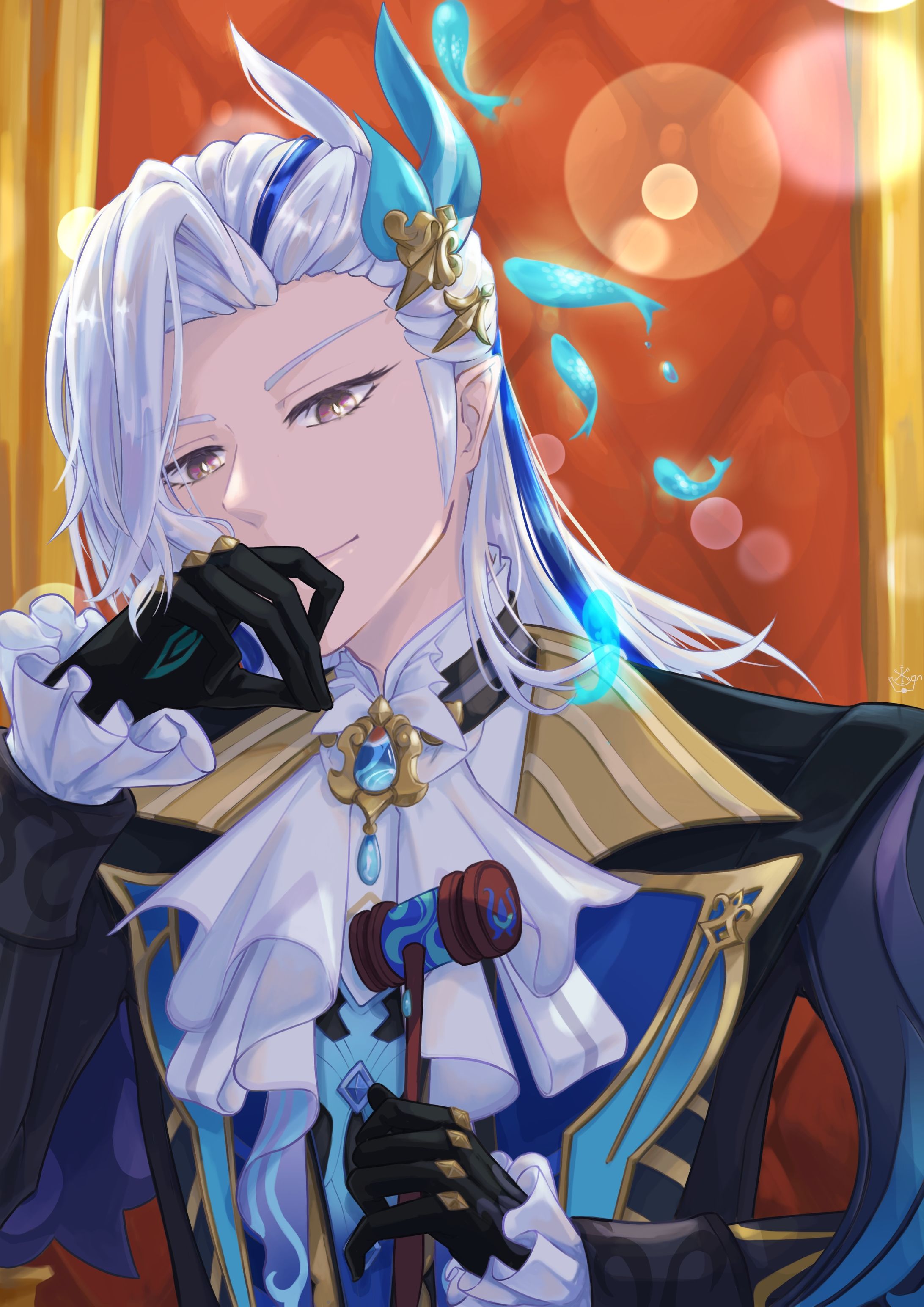 Neuvillette Fan Art-1