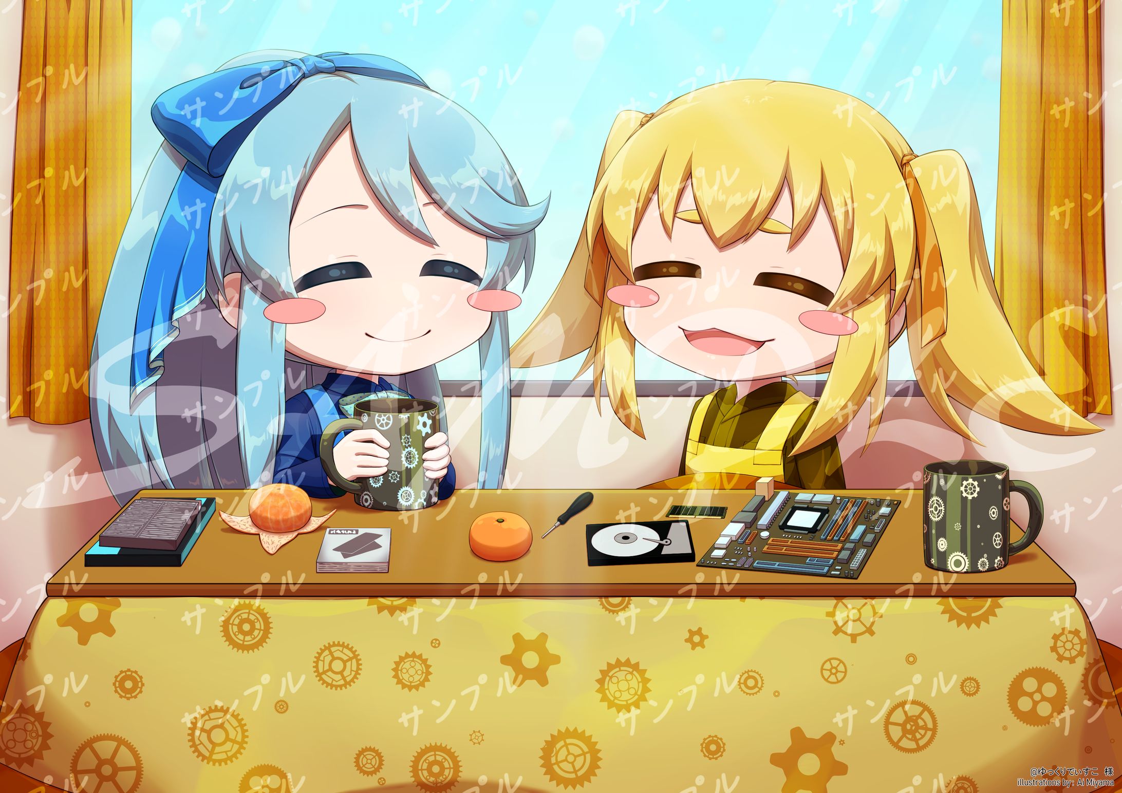 こたつでまったり-1