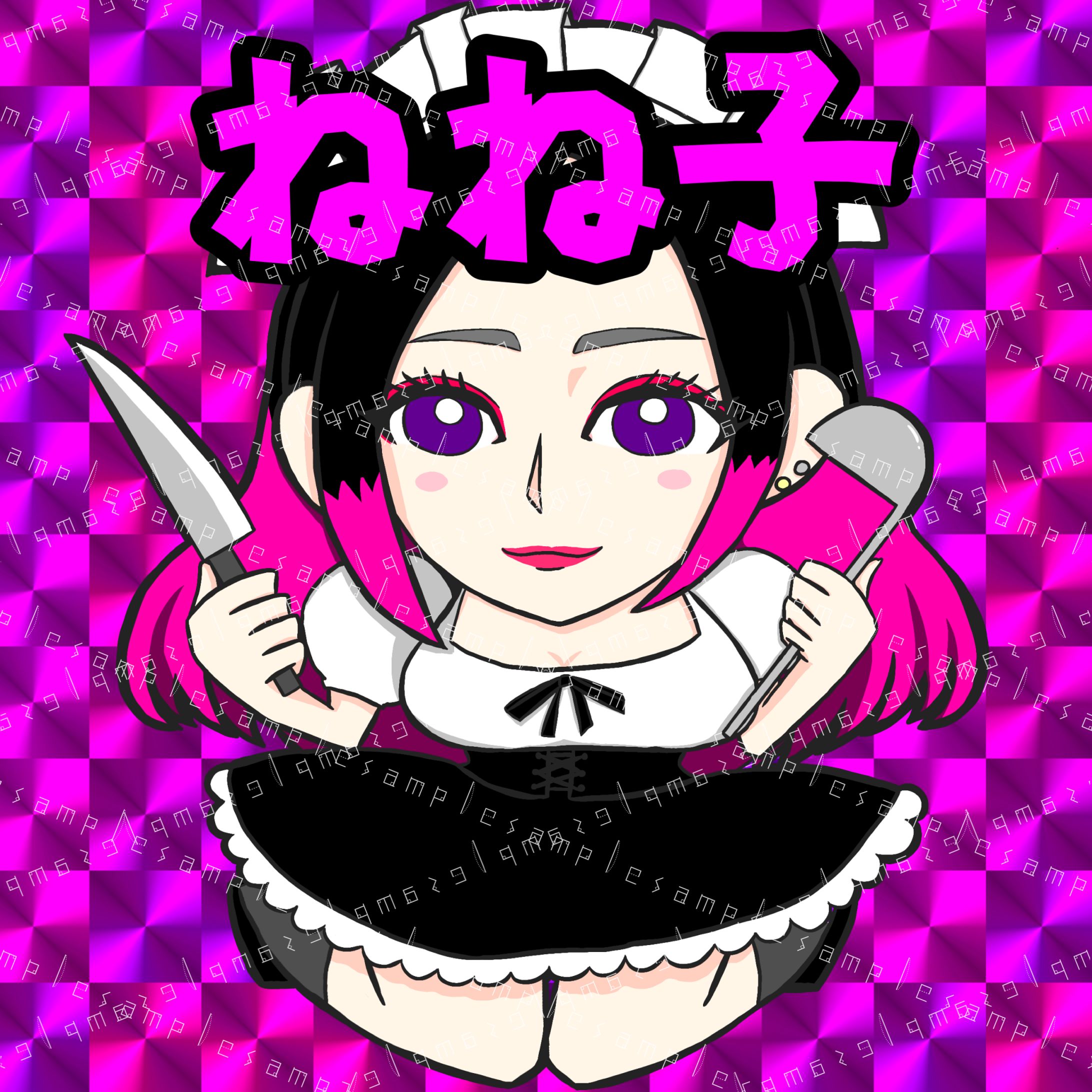 似顔絵ステッカー-1