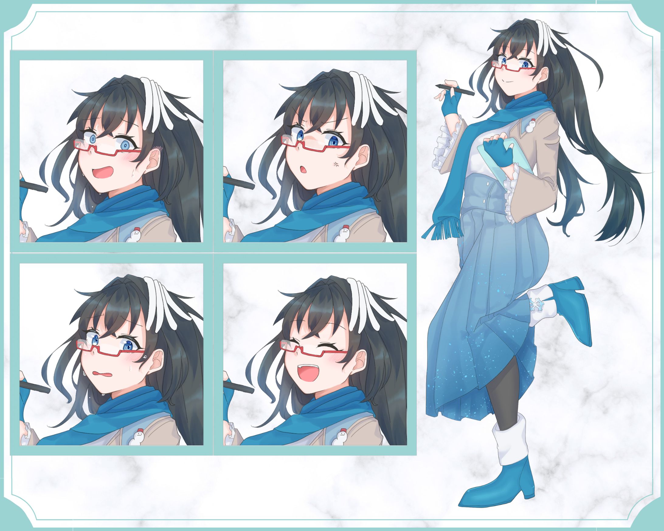 半鶴サイさん立ち絵-1