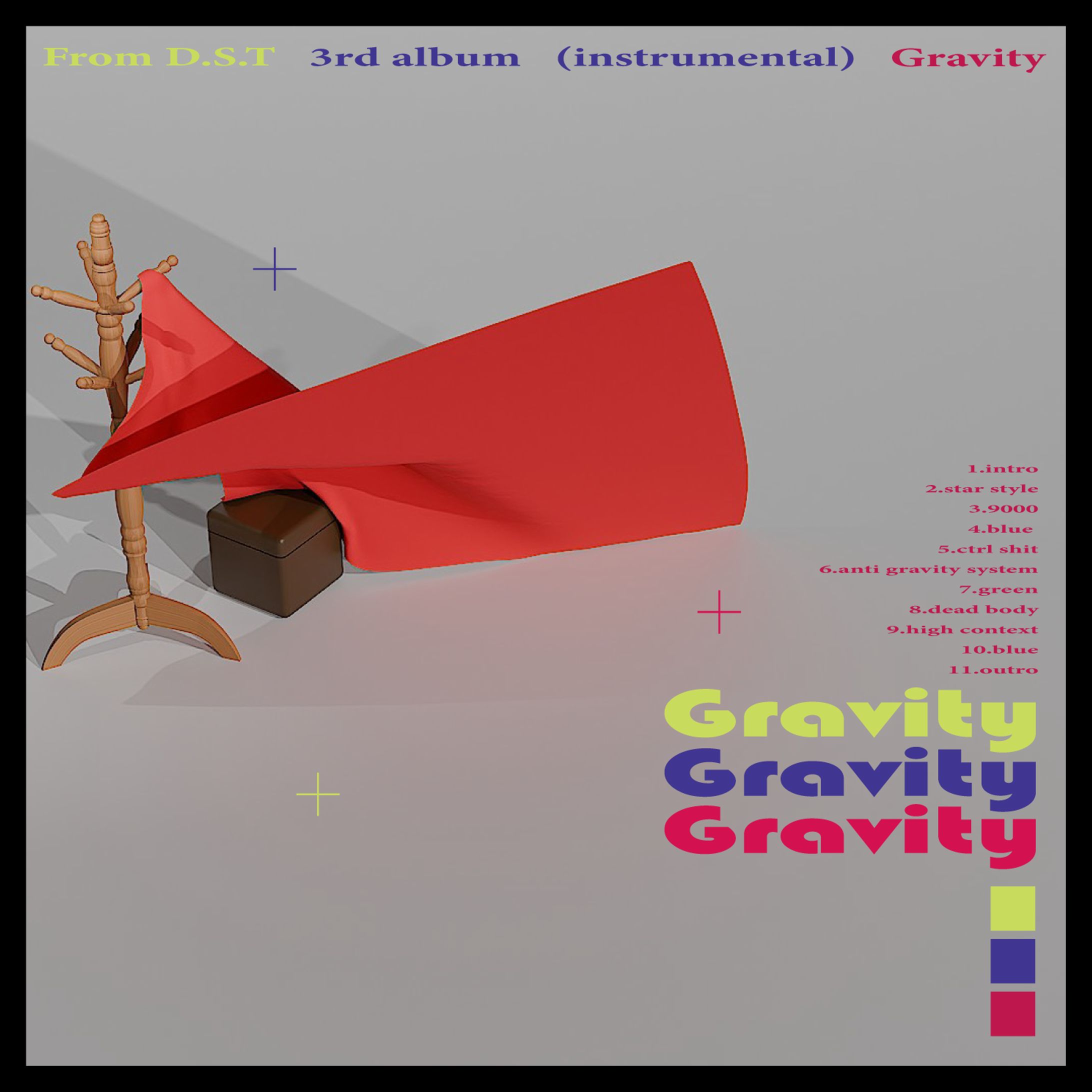 CDジャケットデザイン「Gravity」-1