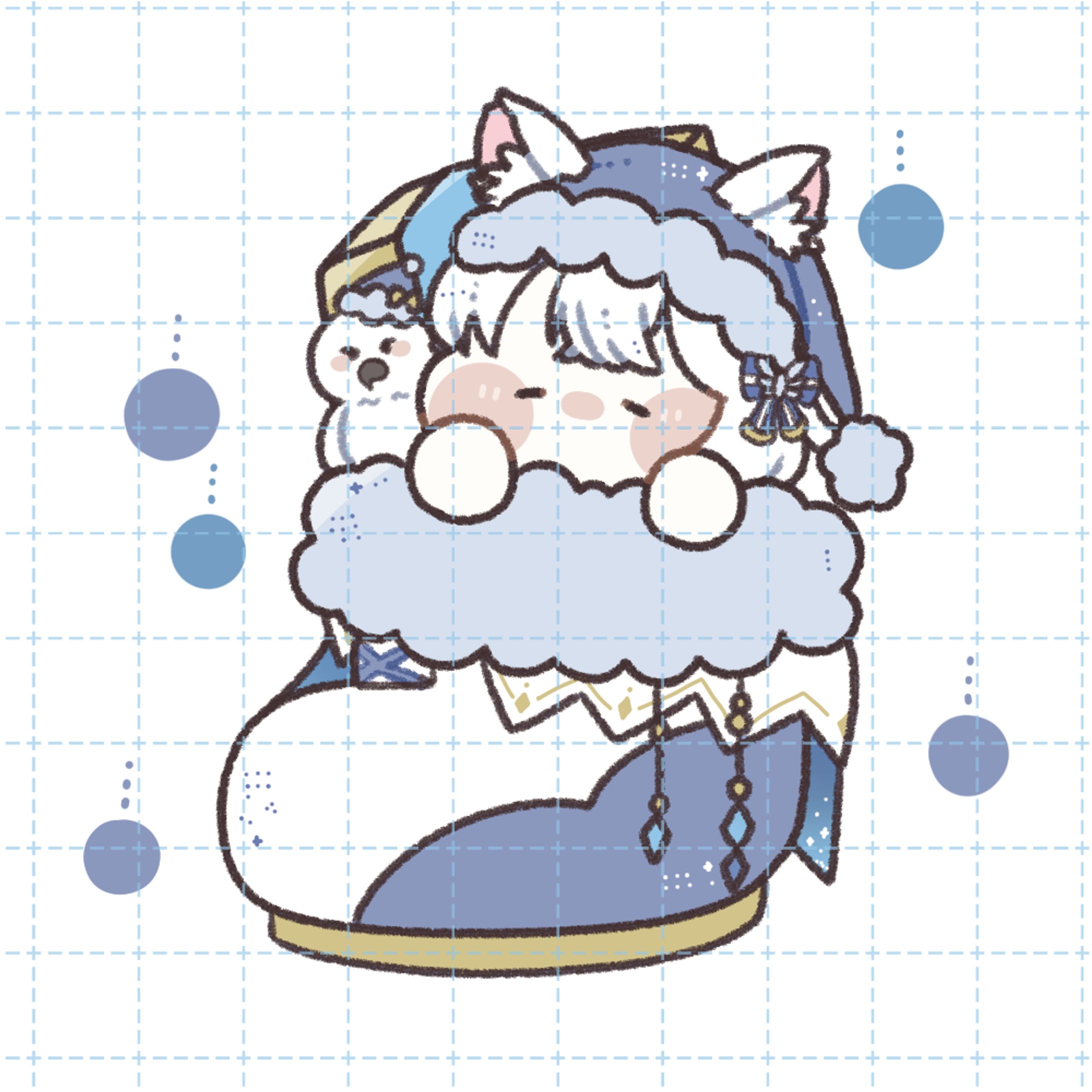 【ご依頼】量産SDイラスト/エトワール・クロト様-1