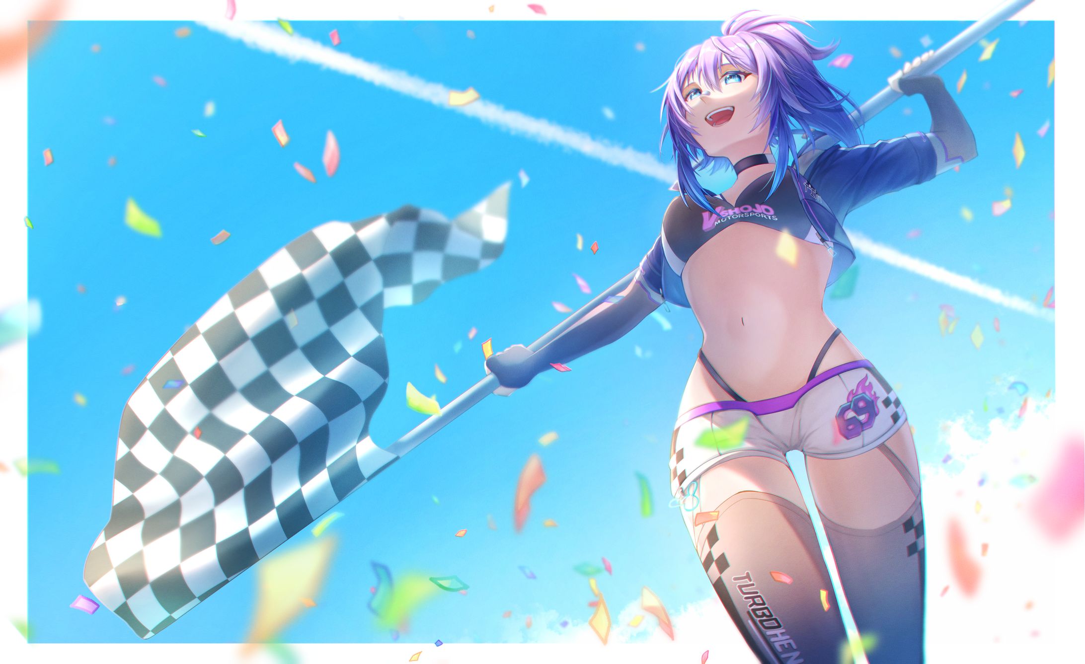 Race queen💙🩵🏁-1