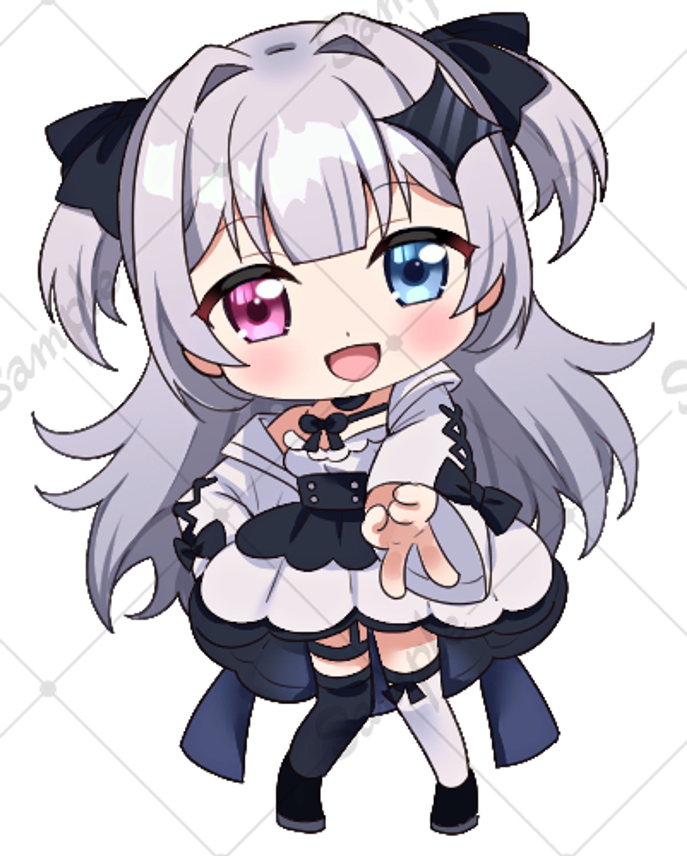 モノクロの女性-1