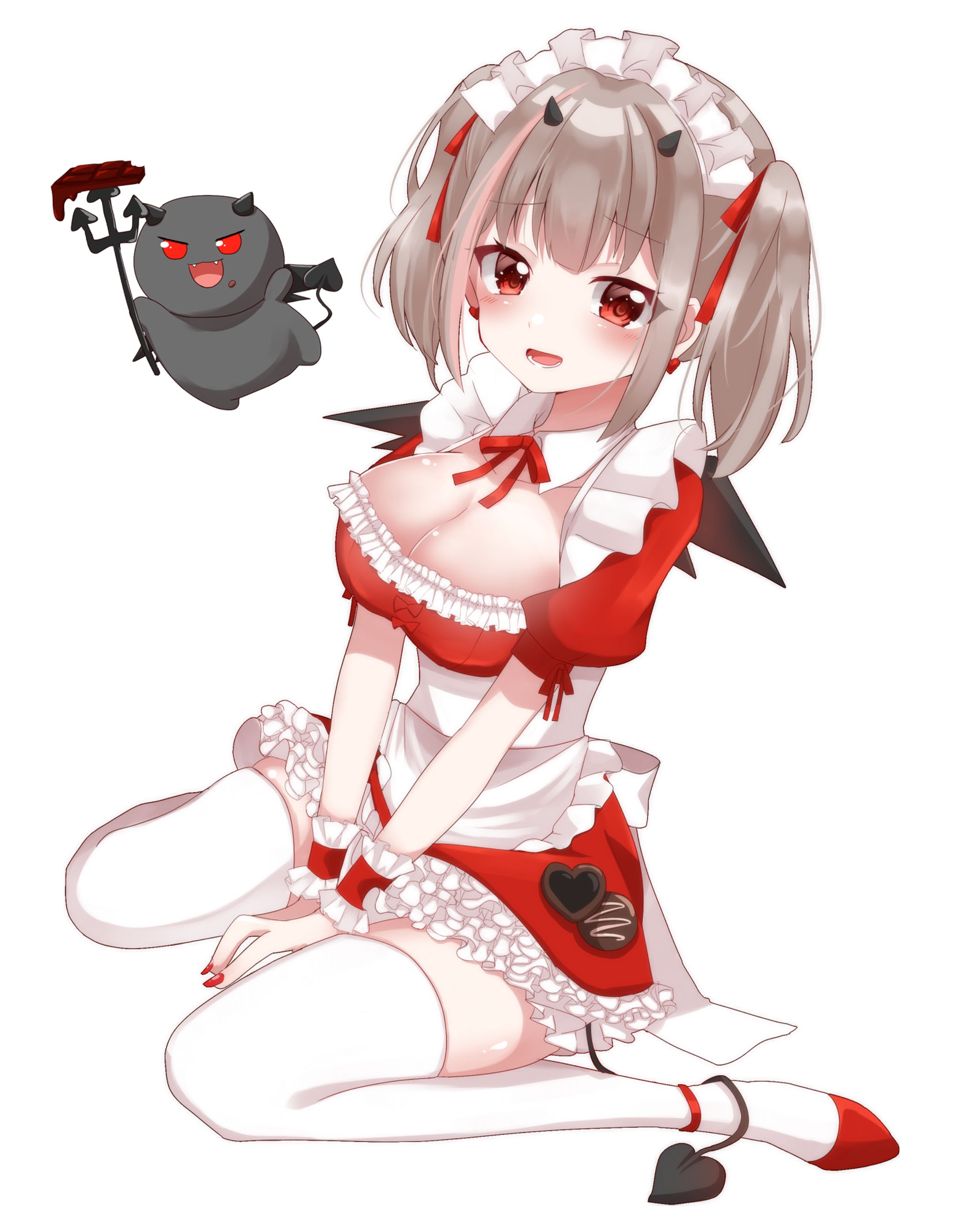 イラスト - 全身【晦冥ラム/晴陽かりん】-1