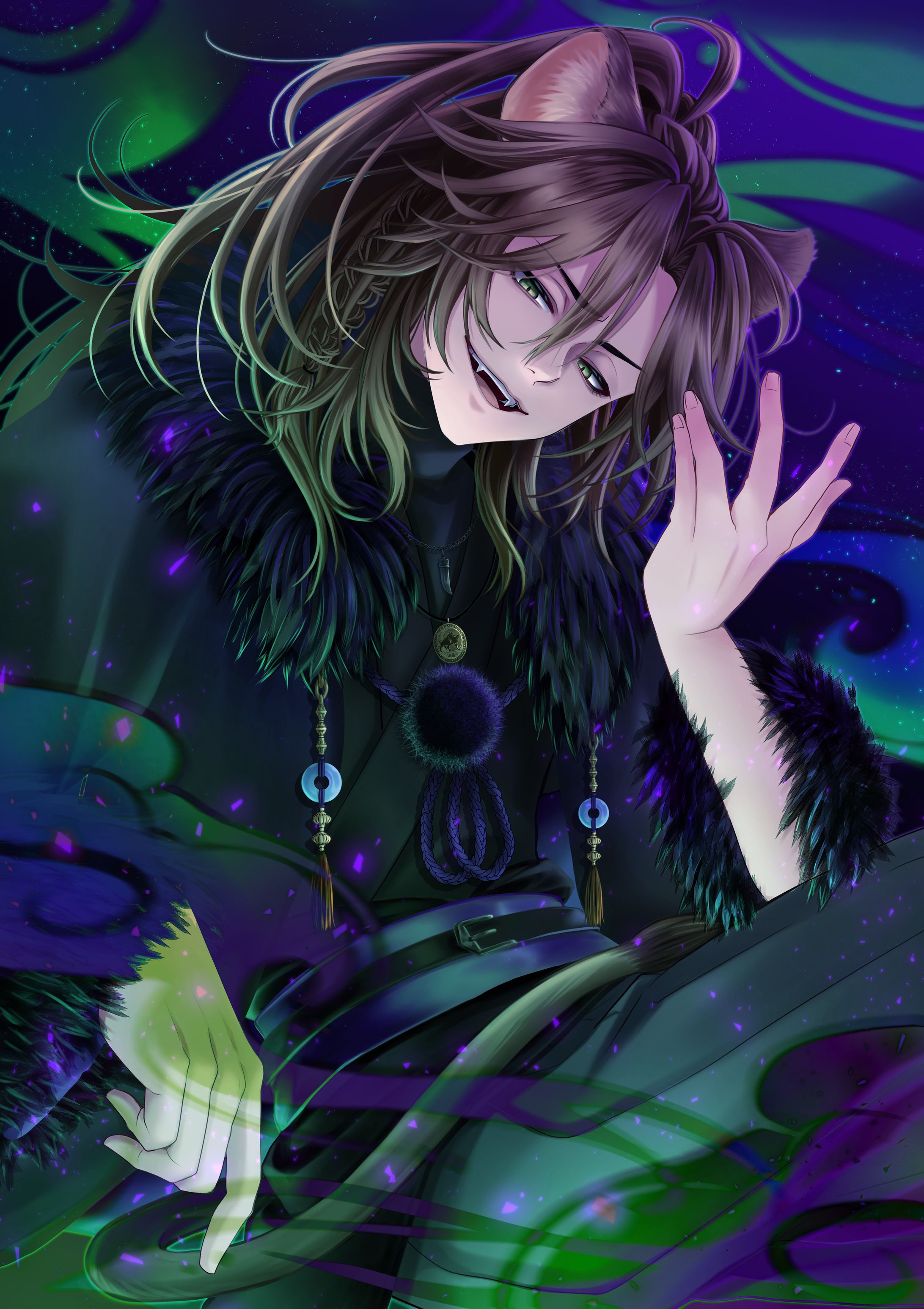 獅堂りおん様 新春イラスト-1