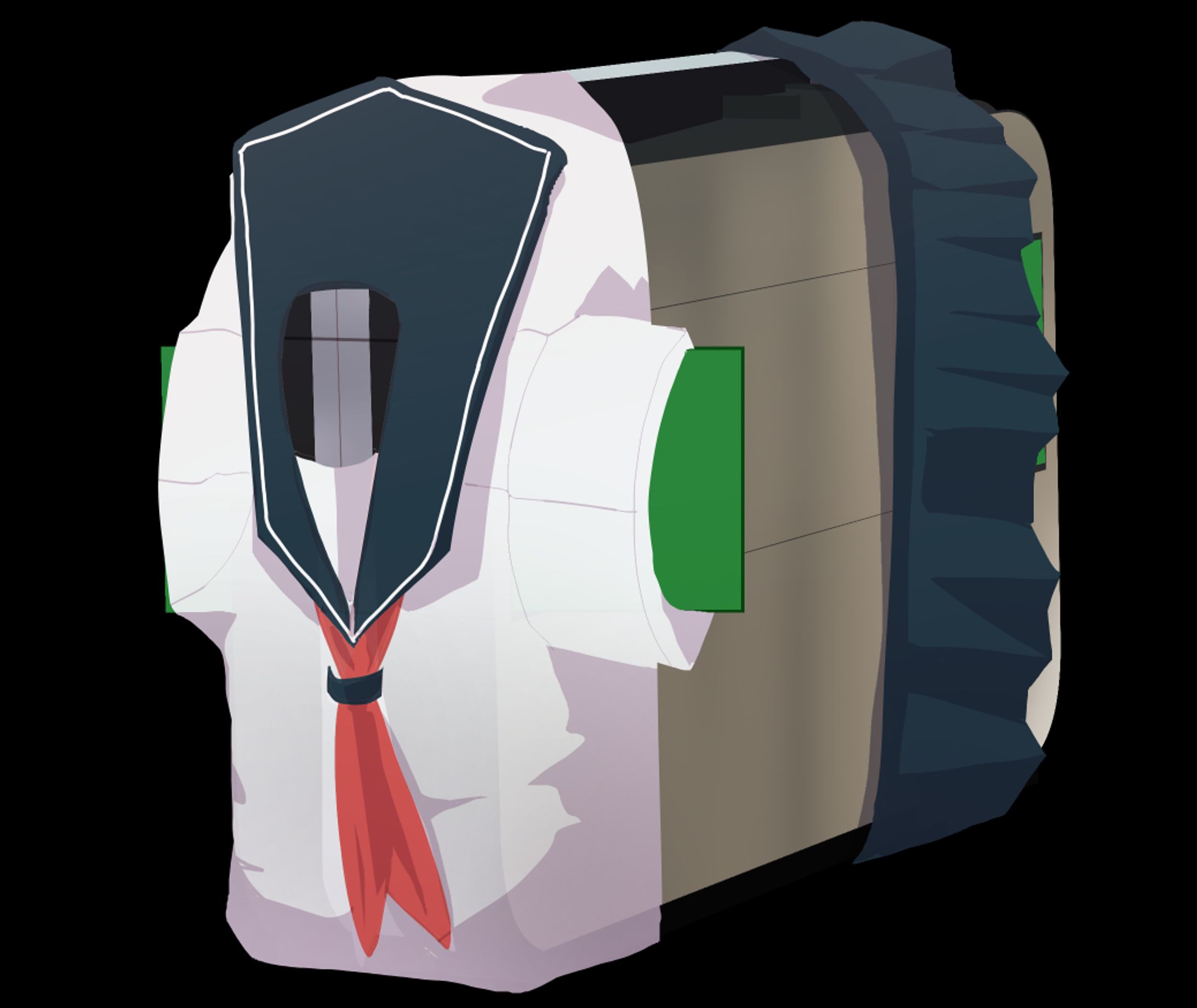 セーラー服を着た自動改札機-1