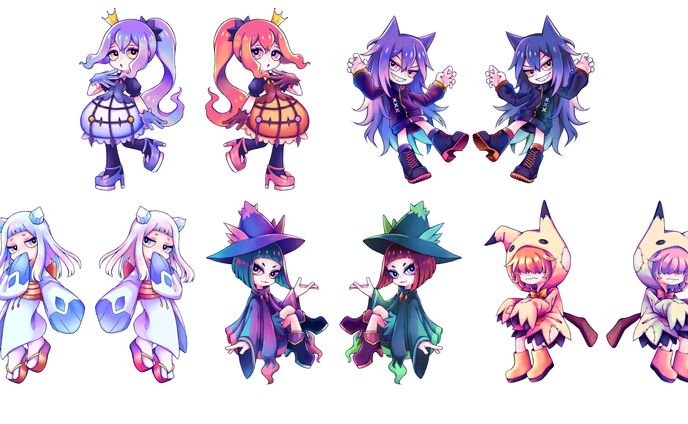 stickers、モデリング
