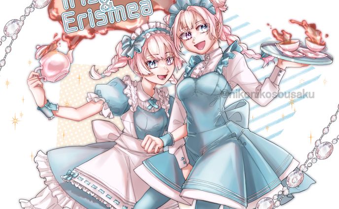 一枚絵_双子メイド