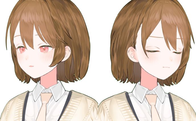 制服衣装髪型_ショートカット