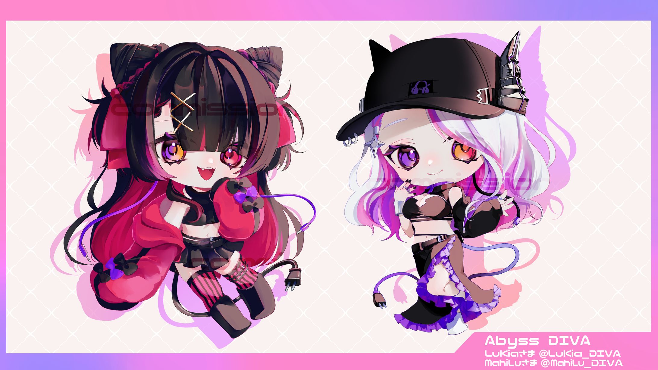 AbyssDIVA様　グッズ用SDイラスト-1