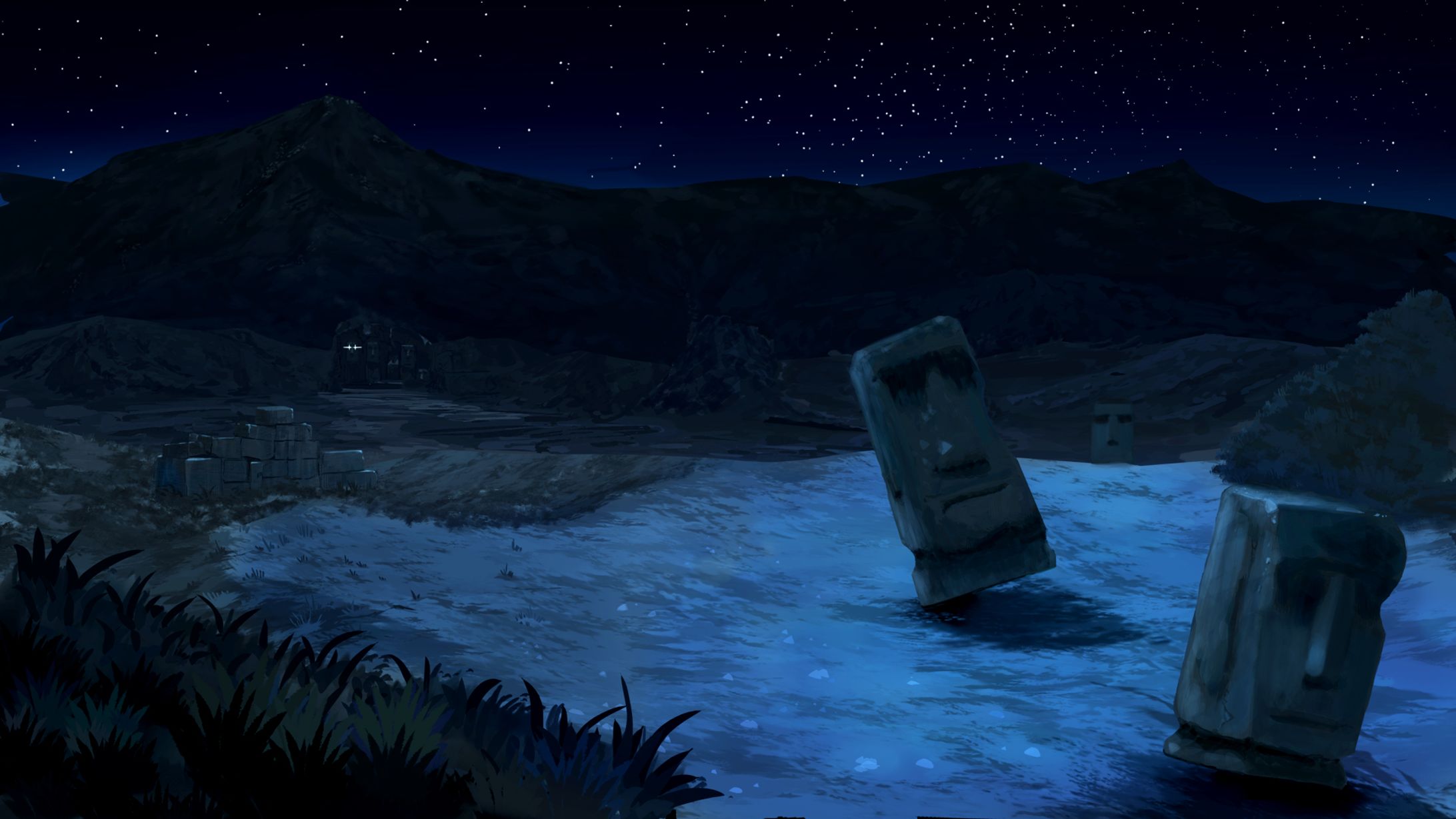 モアイの行進 -1