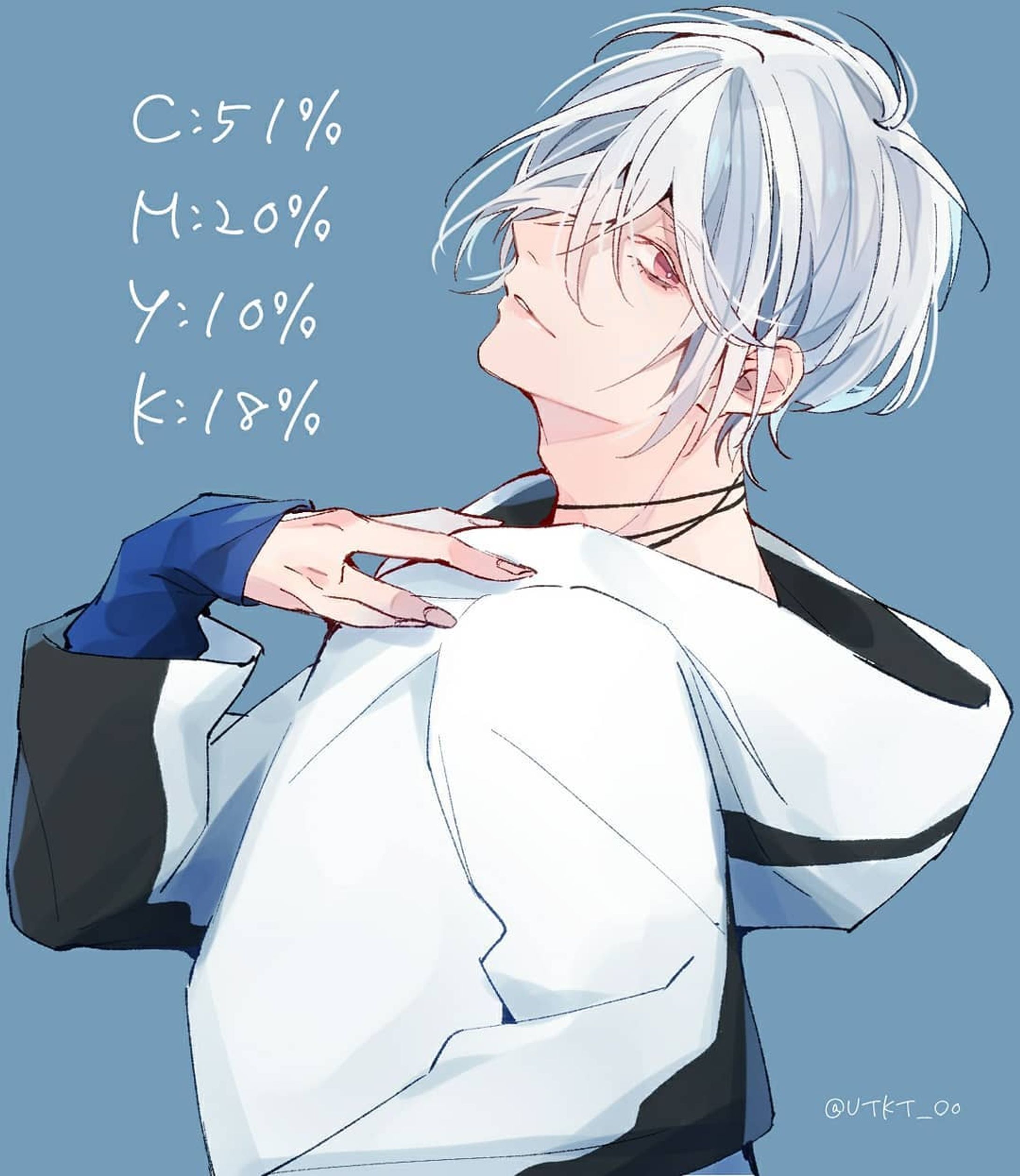 Twitterのアンケでフォロワーさんに色作って貰ったやつ！

#創作 #創作男子 #創作イラスト #イラスト #イラストレーター #オリジナル #オリジナルキャラクター #illustrators #illustrations #original #originalcharacter #painting #cmyk-1