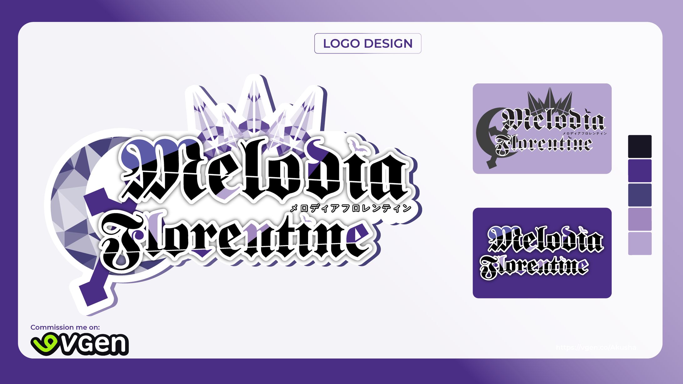Melodia Florentine Vtuber Logo-1