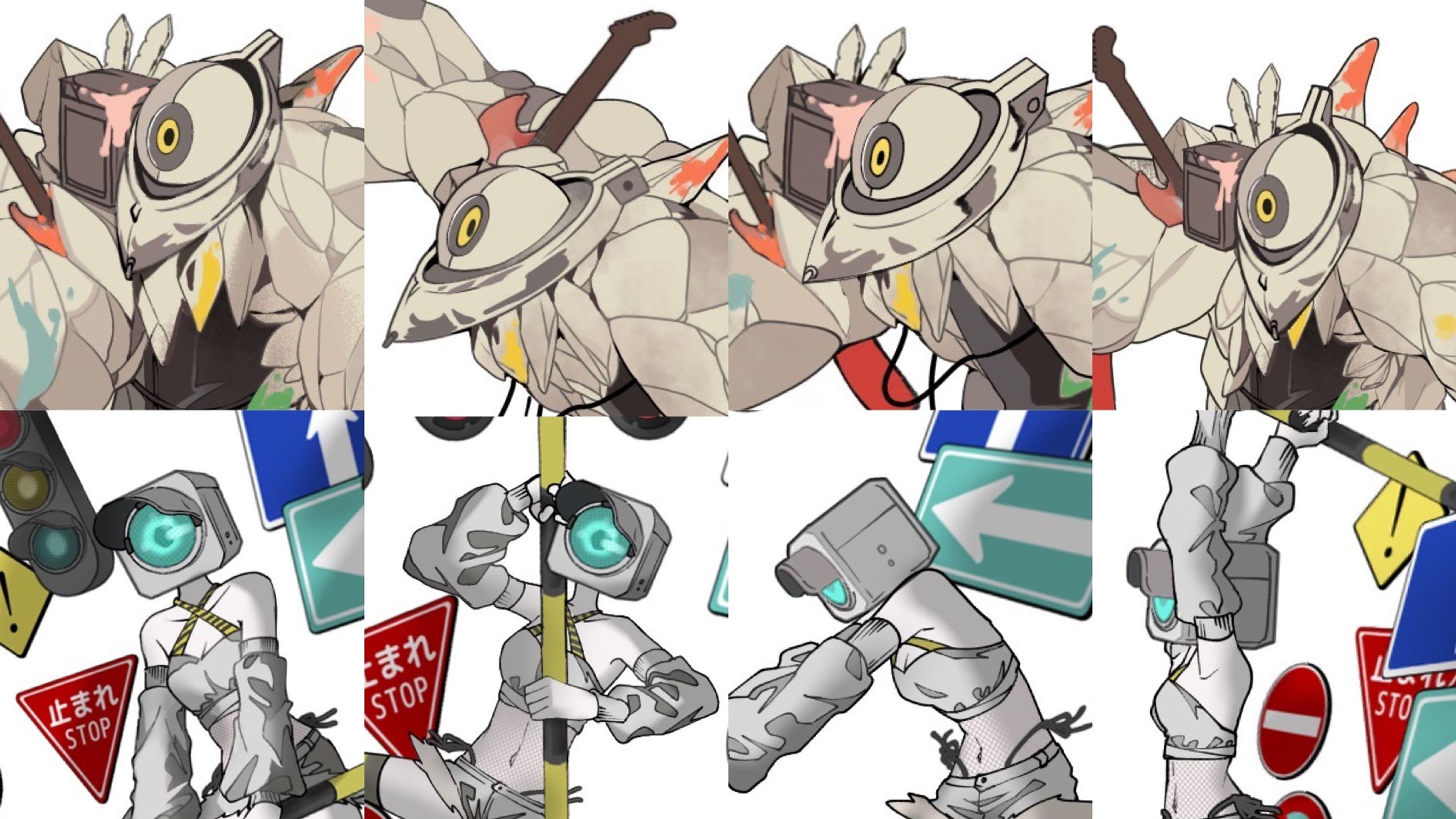 クリーチャー　立ち絵2種-1