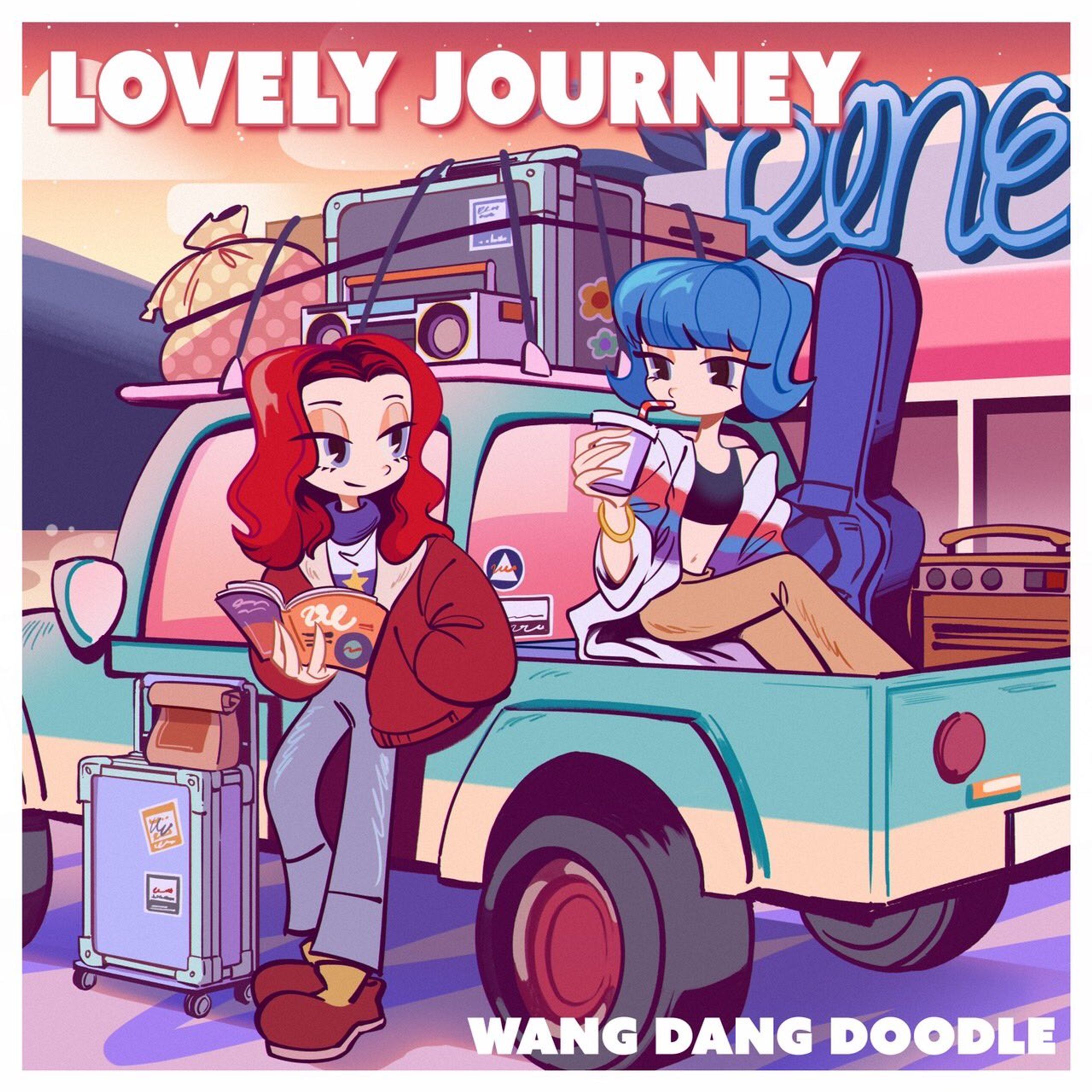 LOVELY JOURNEY - Wang Dang Doodle ジャケットイラスト-1