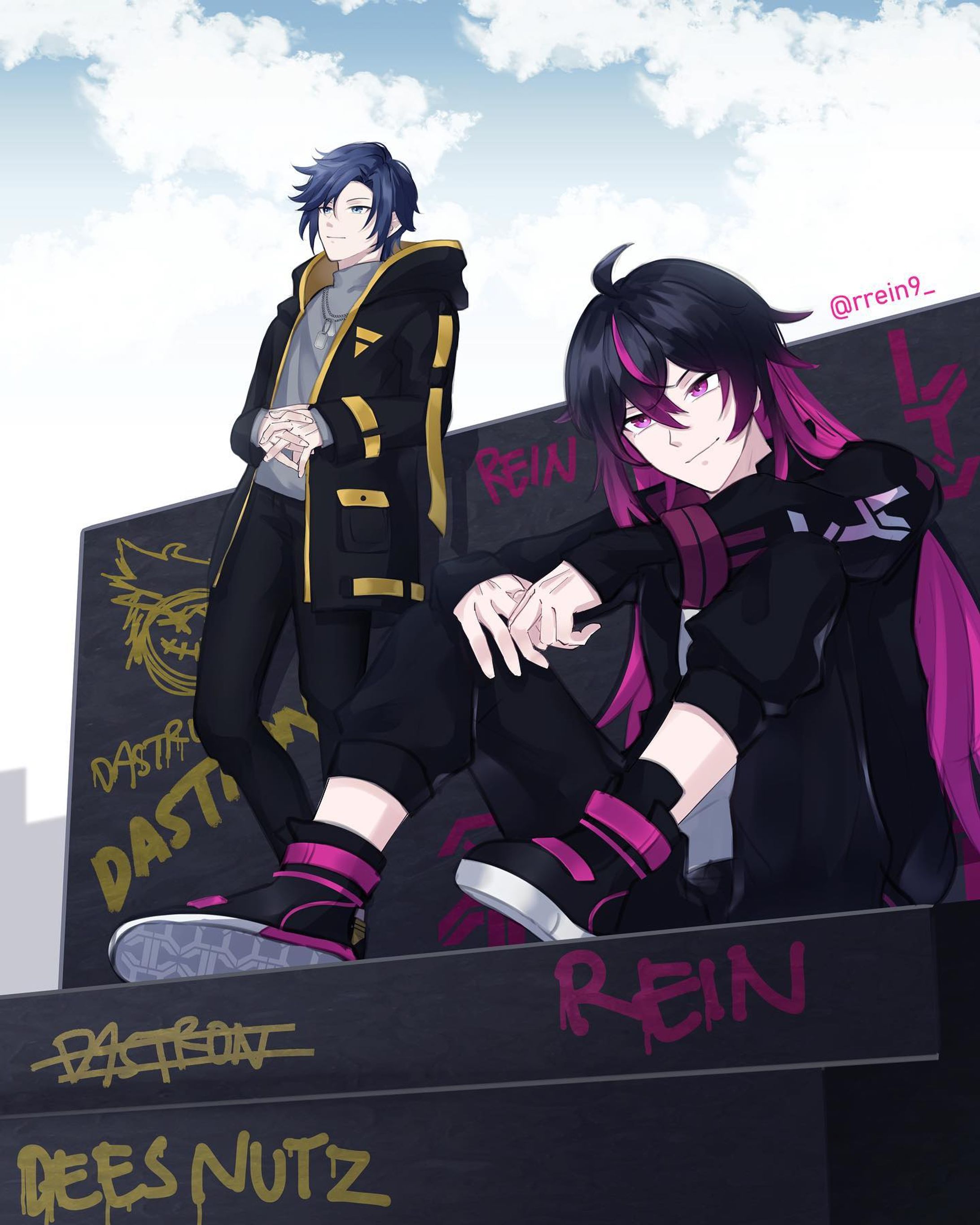 ReiN ft. Dastron @dastrontm 

#originalcharacter #oc #illustration #drawing #digitalart #clipstudiopaint-1