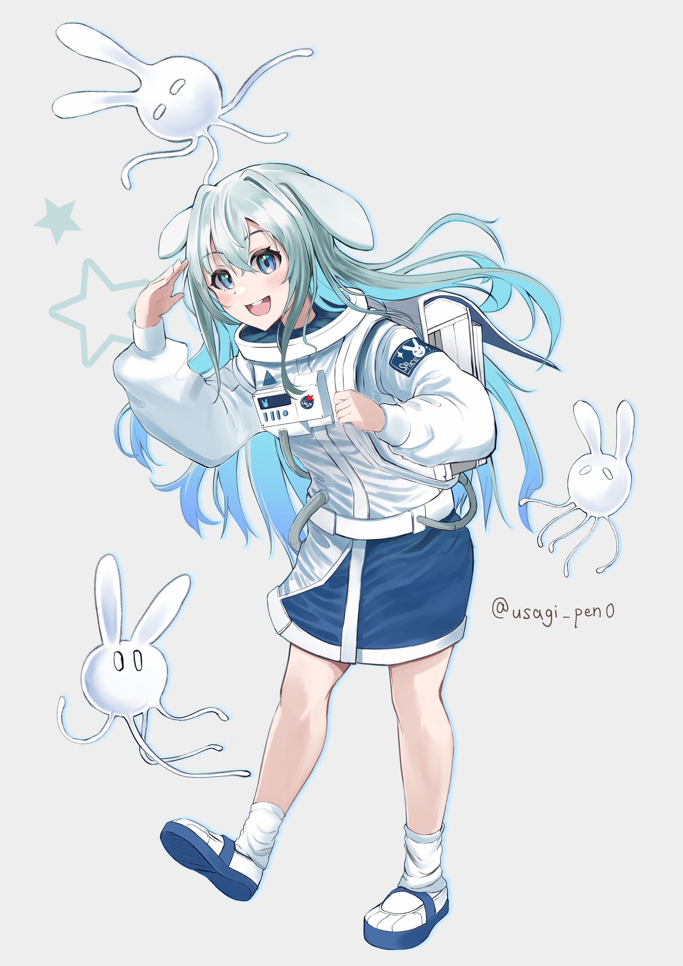 うさぎ×宇宙飛行士-1