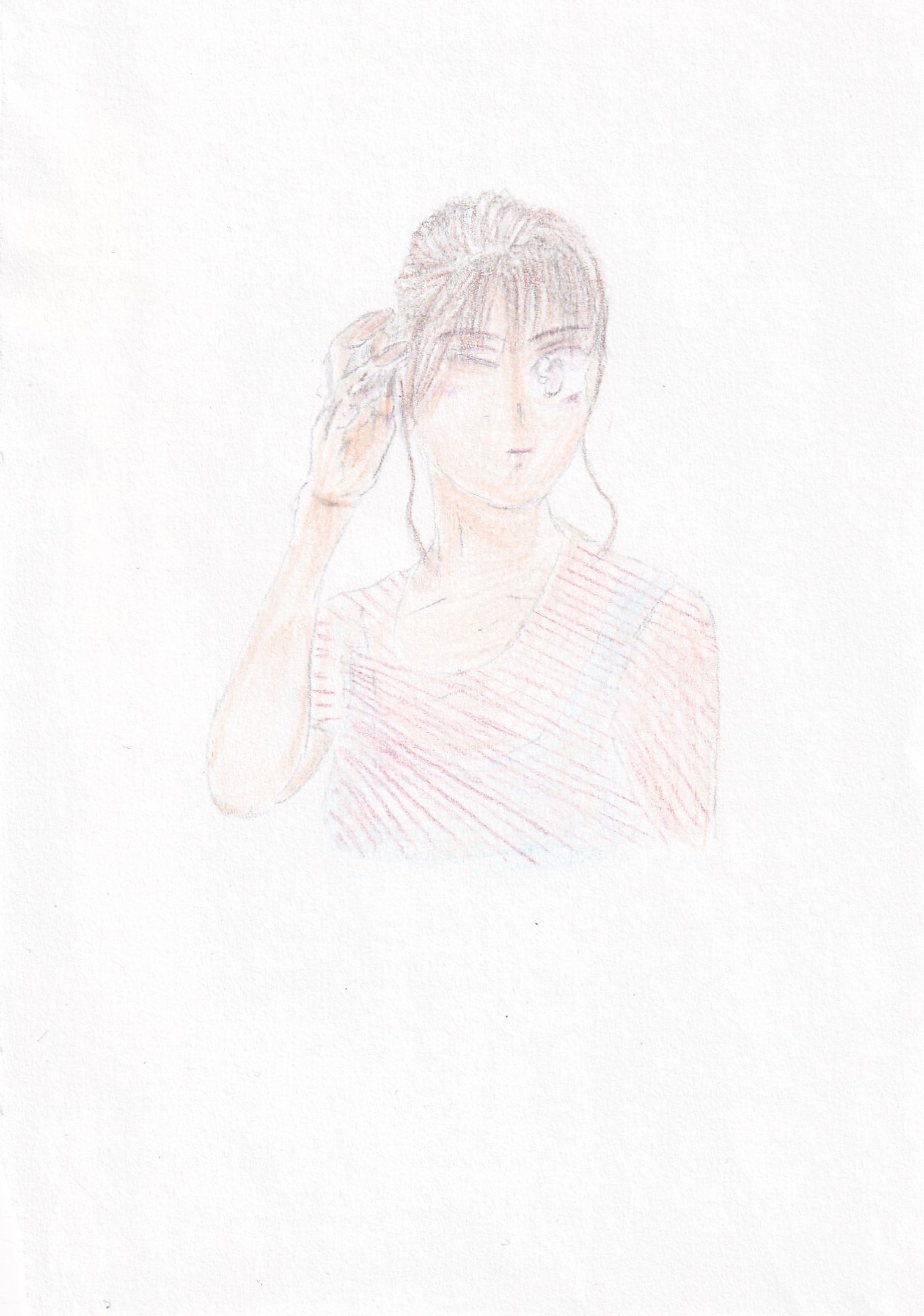 色鉛筆の少女005-1