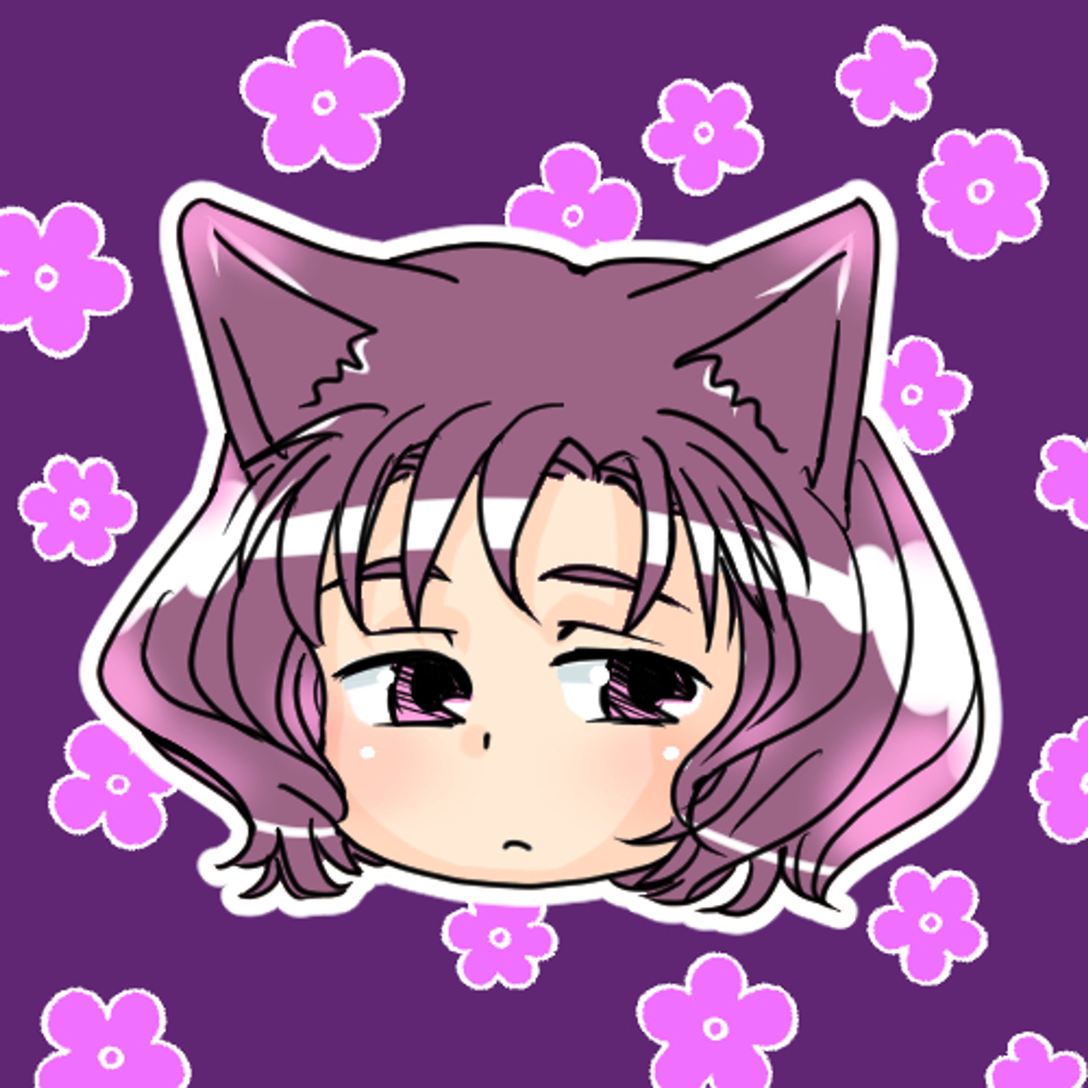 顔のみのキャライラスト-1