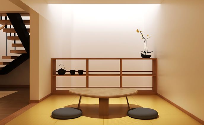 天窓のある和室空間