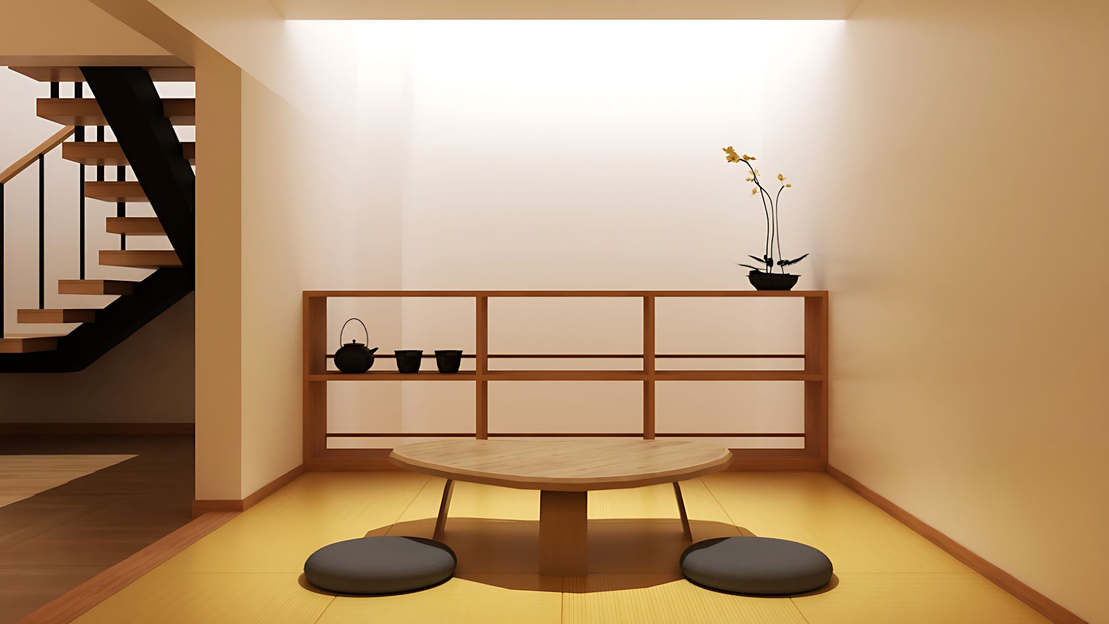 天窓のある和室空間-1