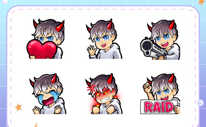 graphic design、emotes