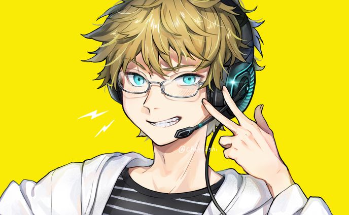 ヘッドホン男子2