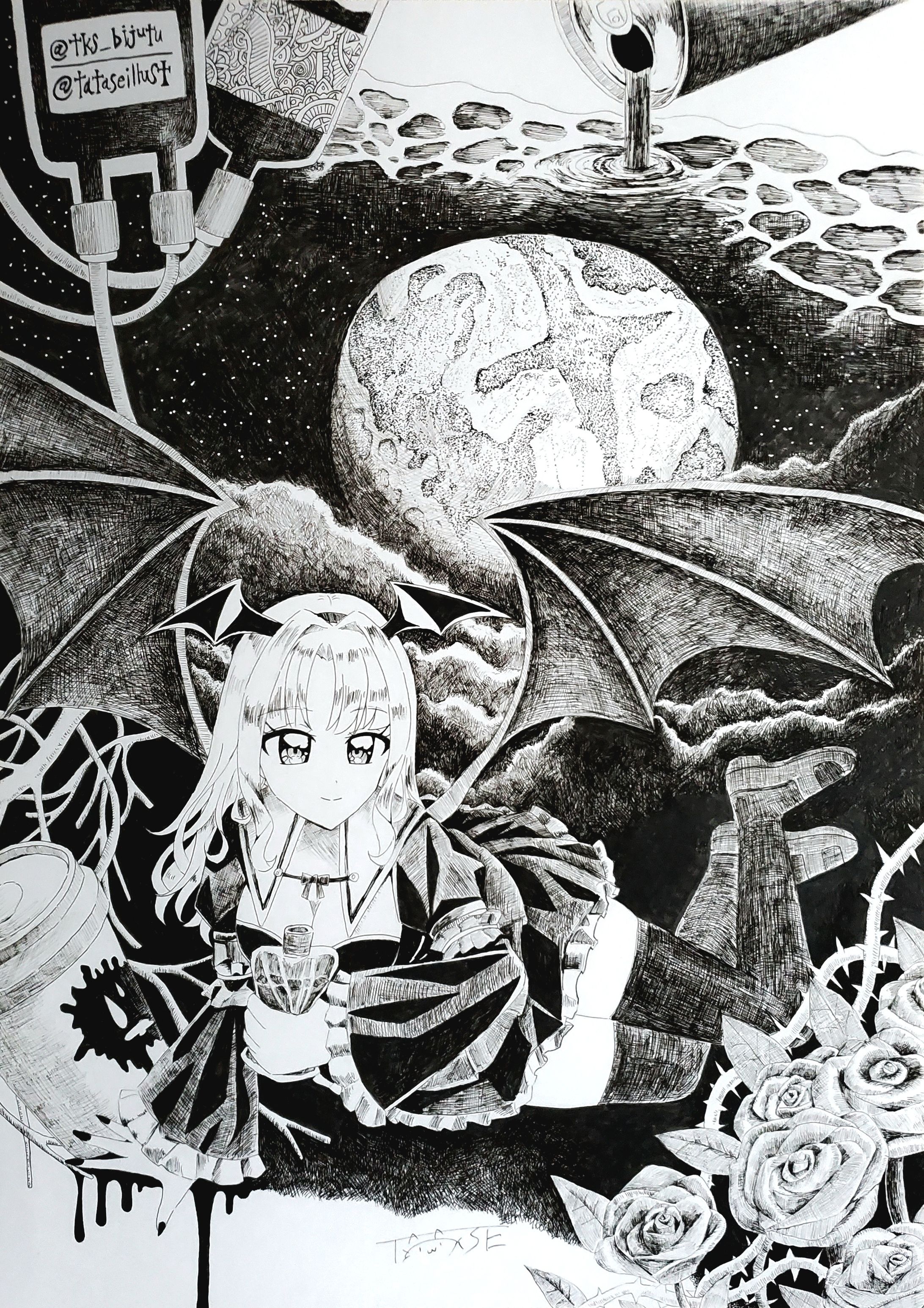 ペン画-1
