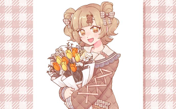 イラスト、honeysuckle powder