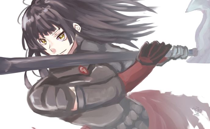 キャラクターイラスト、フォトバッシュ