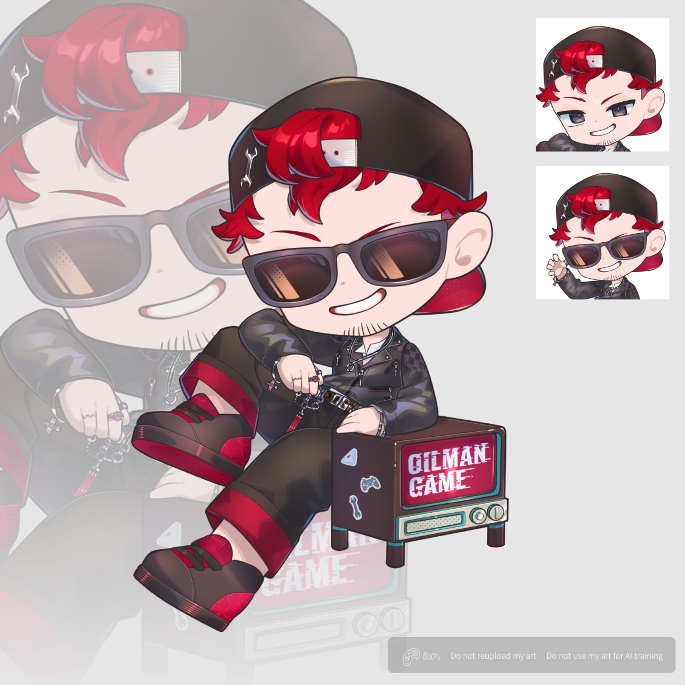 オイルマンGAME 様　ちびキャラクター-1