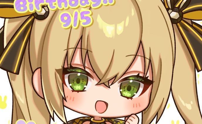 兎月らら様 誕生日記念ファンアート