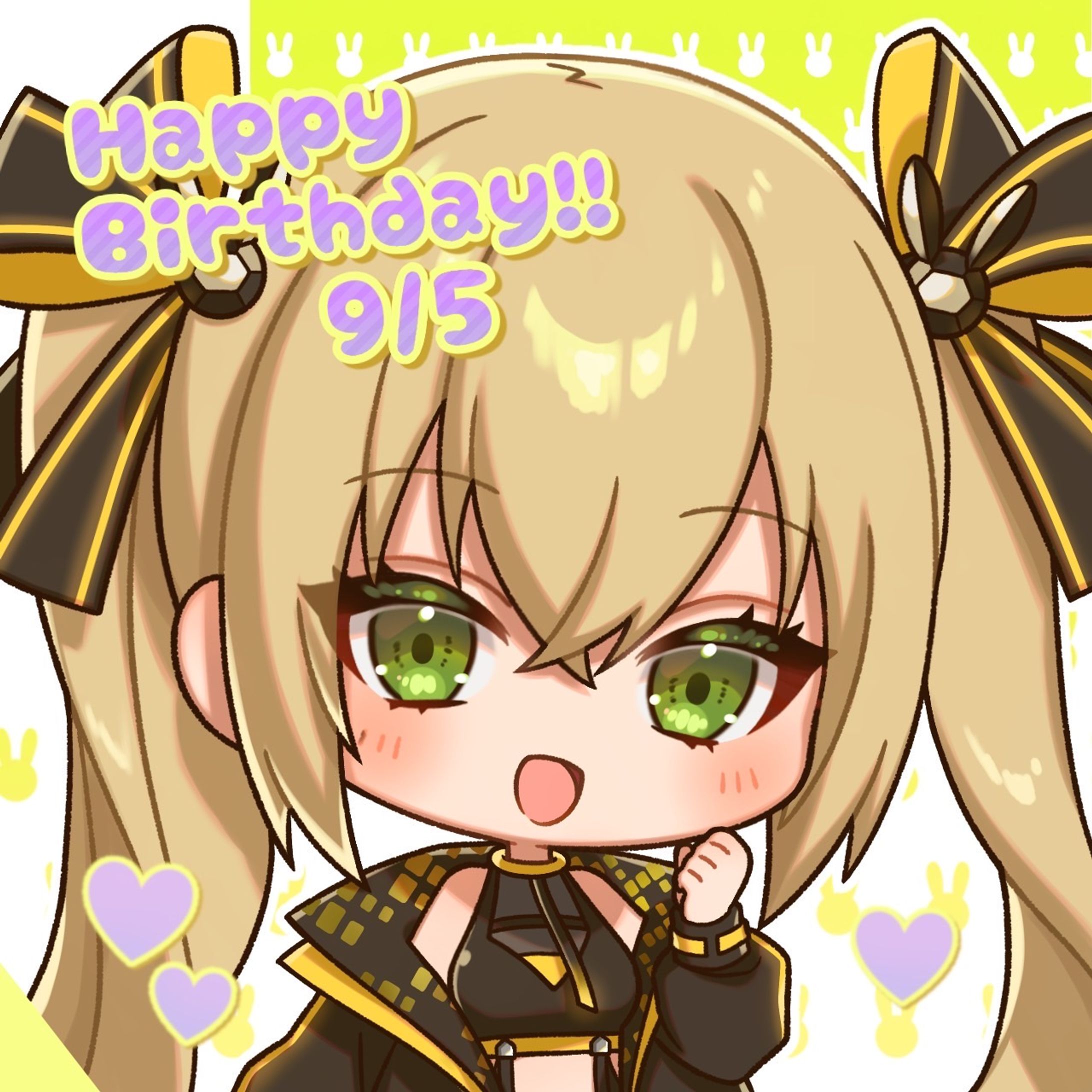 兎月らら様 誕生日記念ファンアート-1