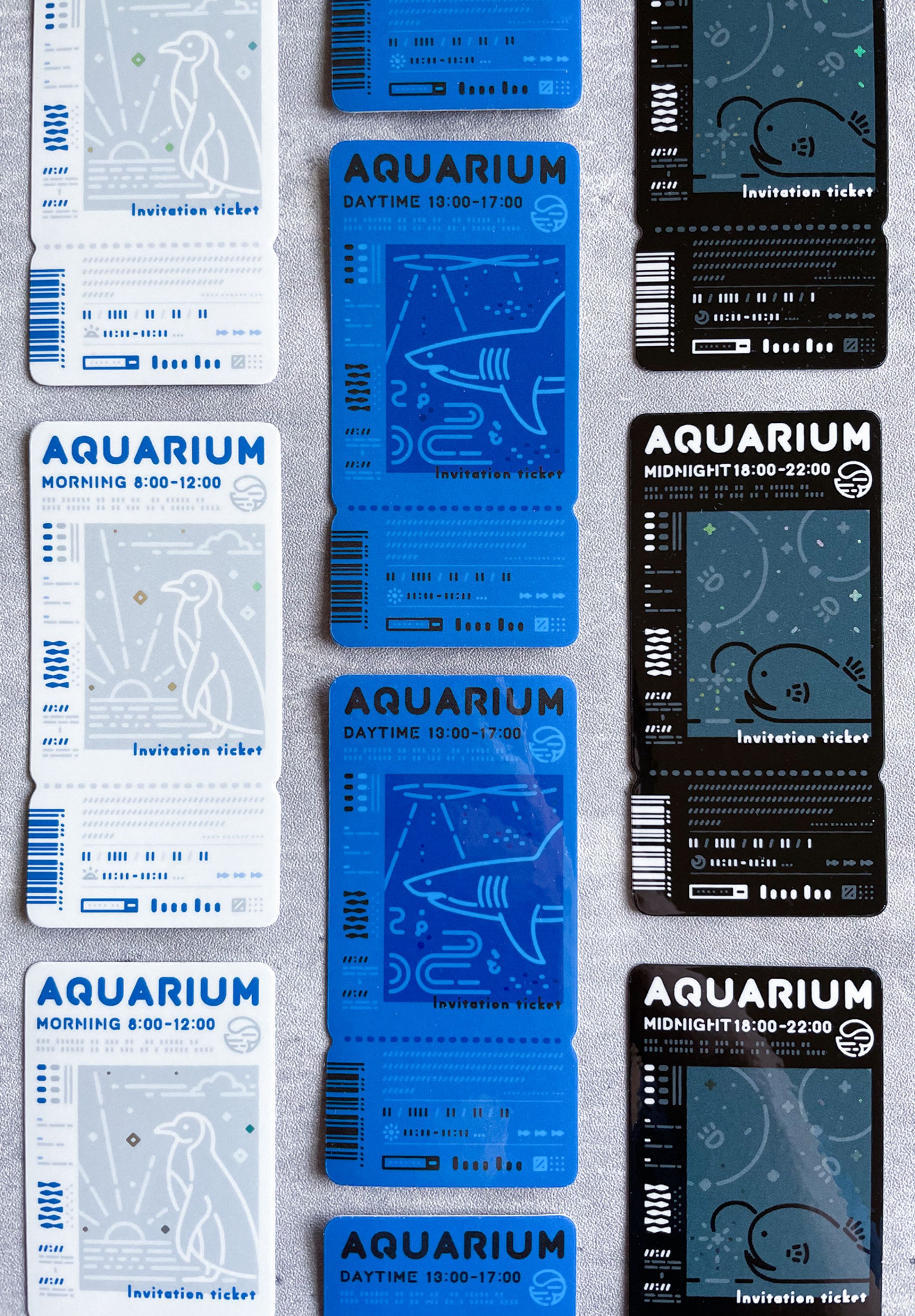 PRINT DESIGN | Aquarium ticket-1