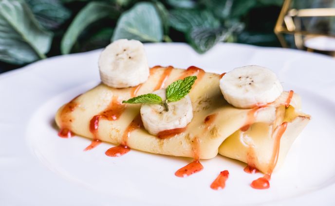 混ぜて焼くだけで簡単！豆腐のバナナオムレットの作り方