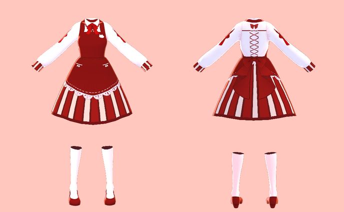 衣装制作(VRoidテクスチャ制作含)