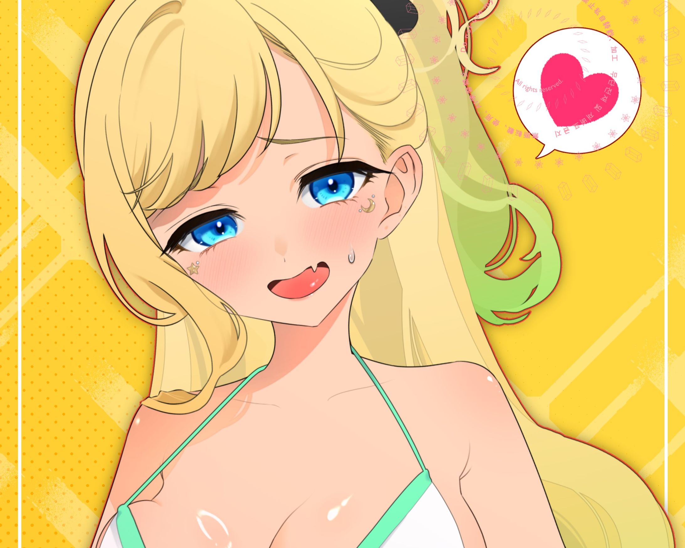 【Vtuber】月成るくす様/壁紙・立ち絵-1