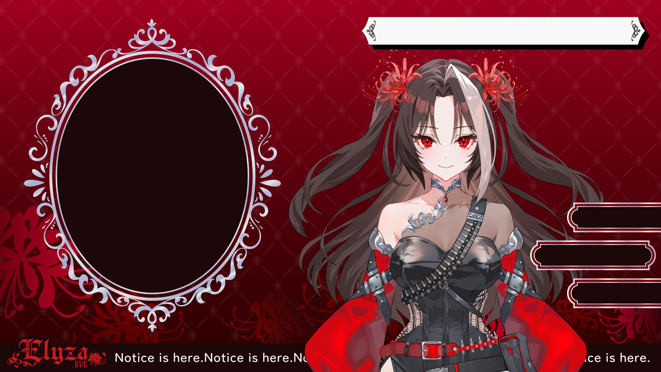 すぺしゃりてEN所属「Elyza.EVE」 配信画面、トランジション、スケジュール表-1