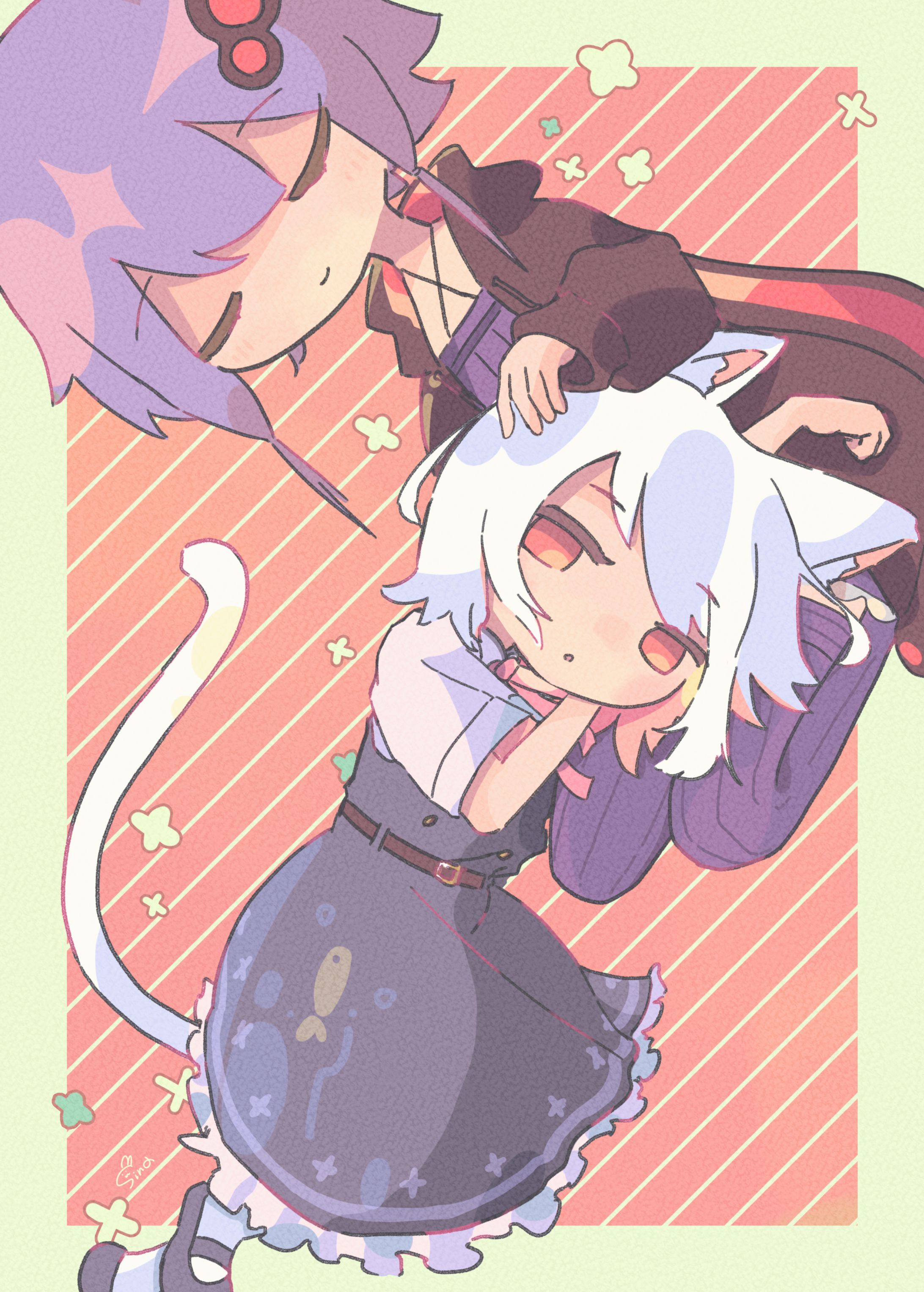 小夜/SAYO&結月ゆかりイラスト-1