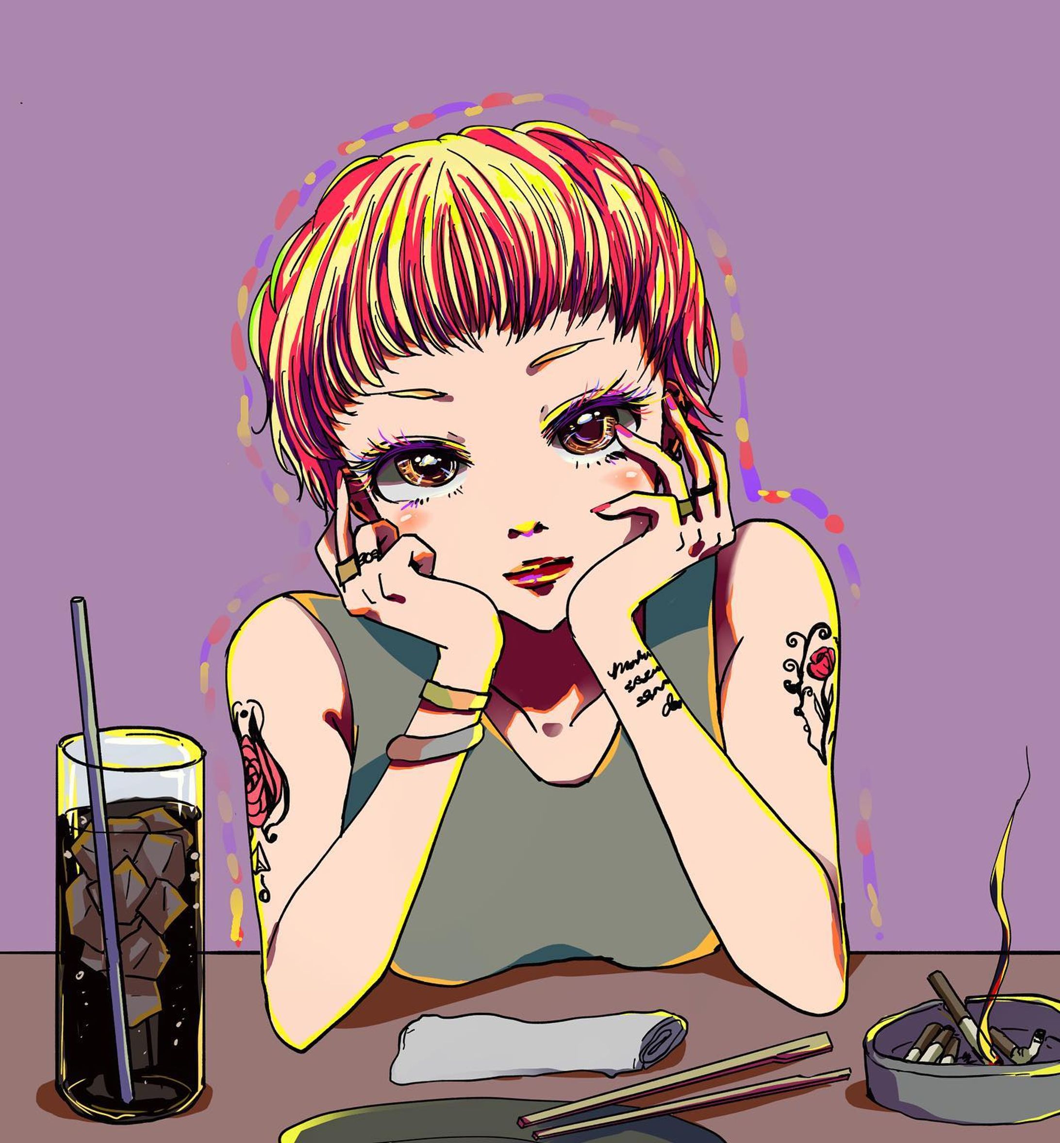 居酒屋でコーラを飲むおんなのこ

👄👄👄

#illustration #illustrator #illust #イラスト #イラスト好きな人と繋がりたい #イラストグラム #イラストレーター #イラストレーション #タトゥー女子 #tattoo #girl #タバコ女子-1