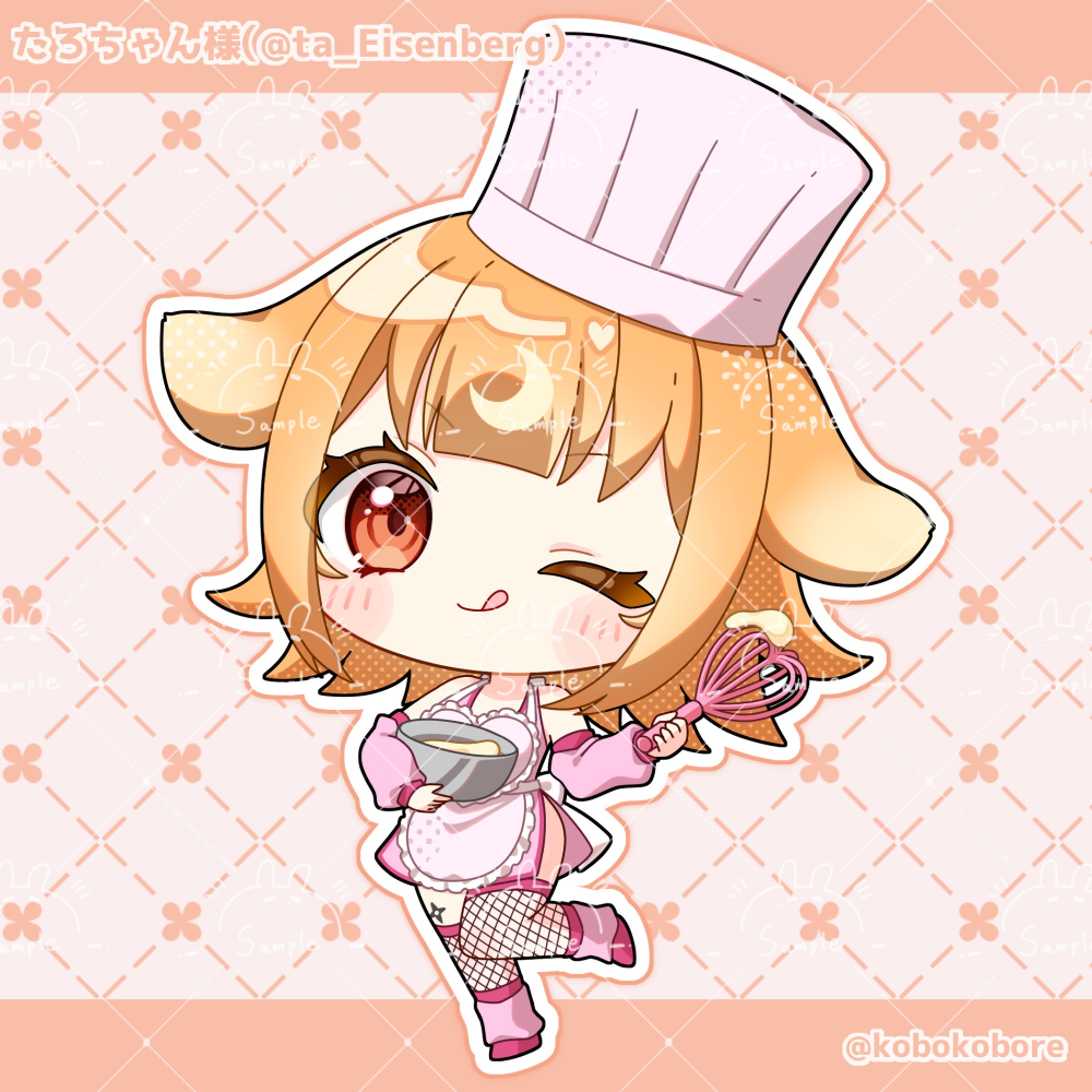 プレゼント用ミニキャライラスト-1