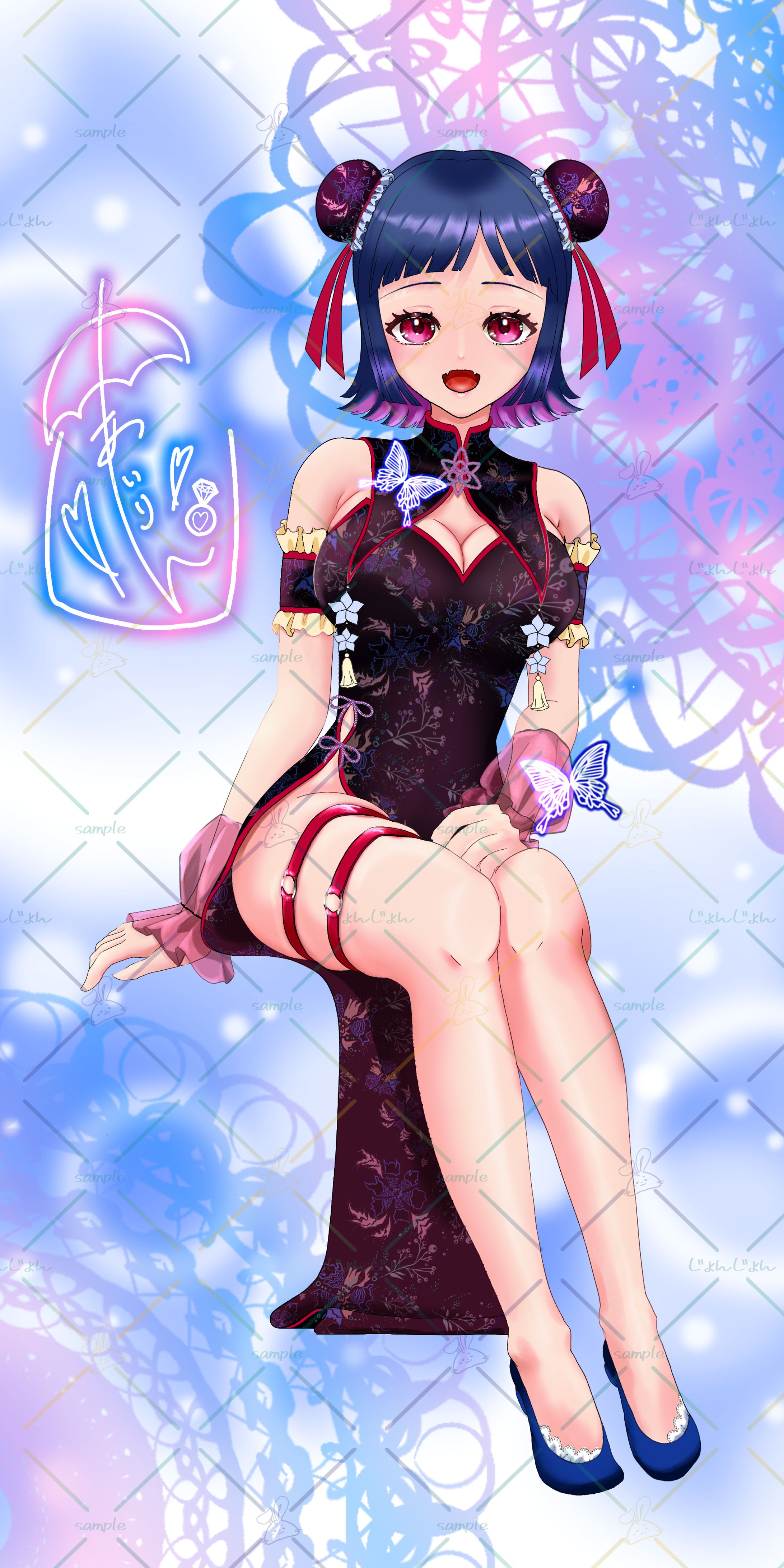 IRIAMライバーあいりん様　立ち絵-1