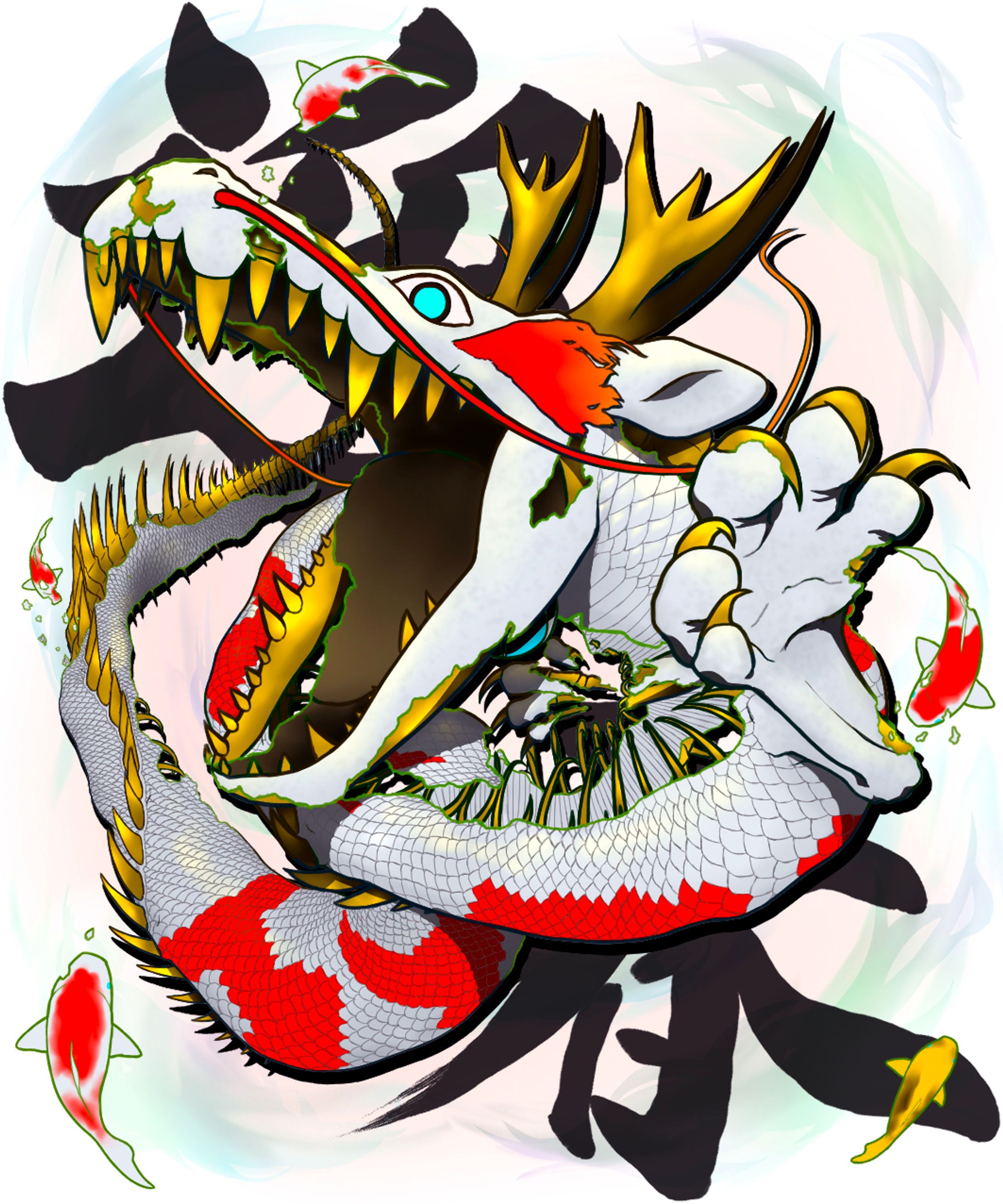 年賀状 辰 2024-1