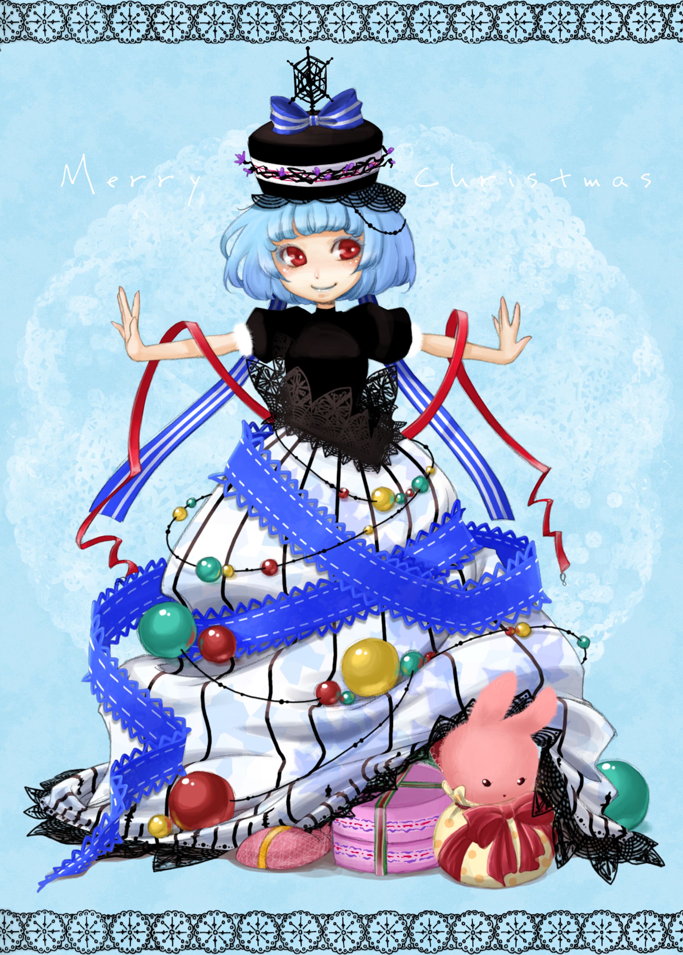 クリスマス人形娘さん-1