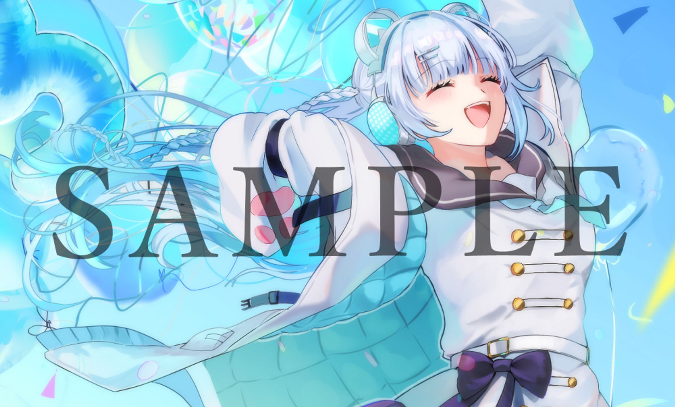 碓氷ゆら様　周年記念イラスト -1