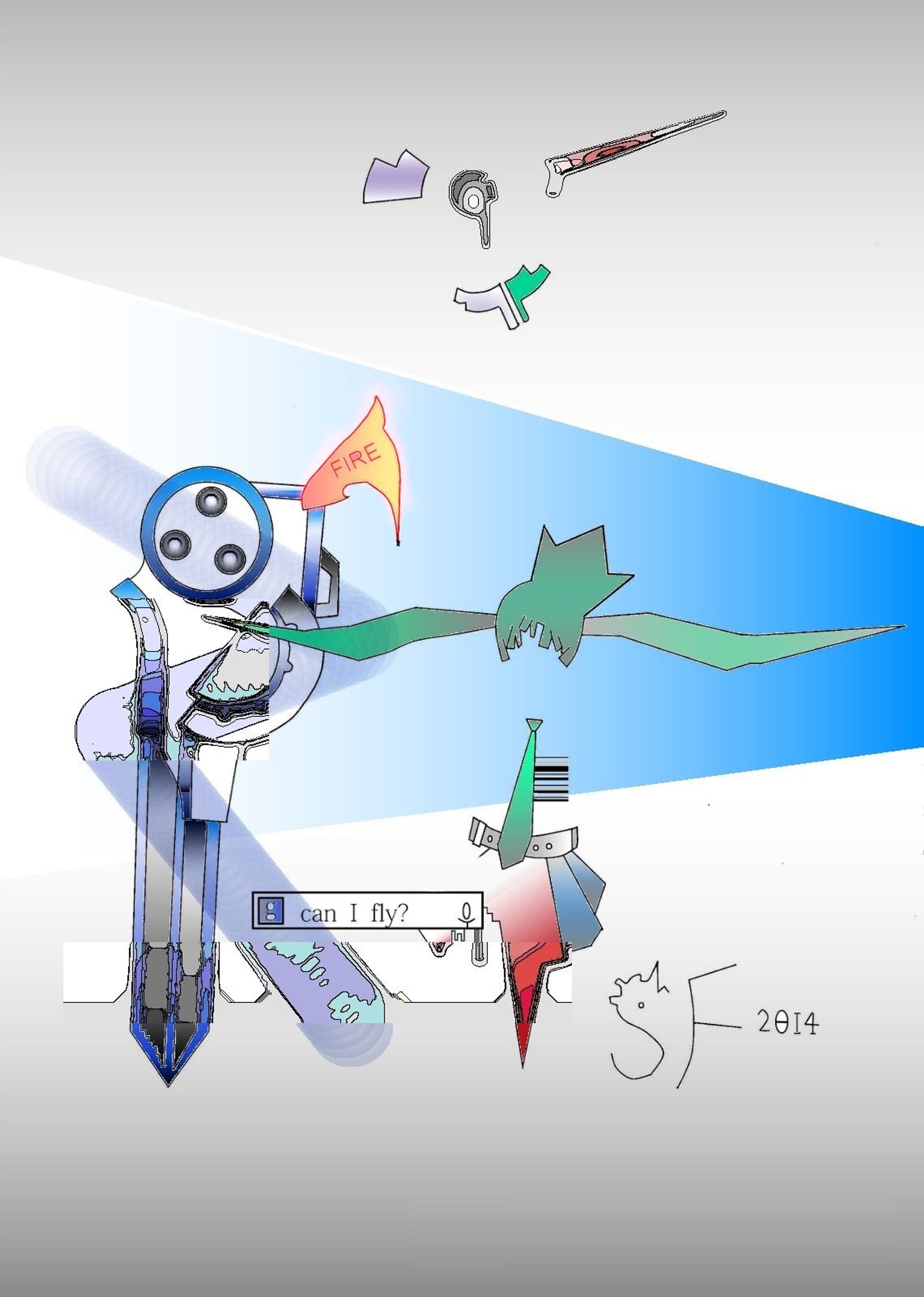 高校一年時文化祭パンフレット表紙・チケット-1