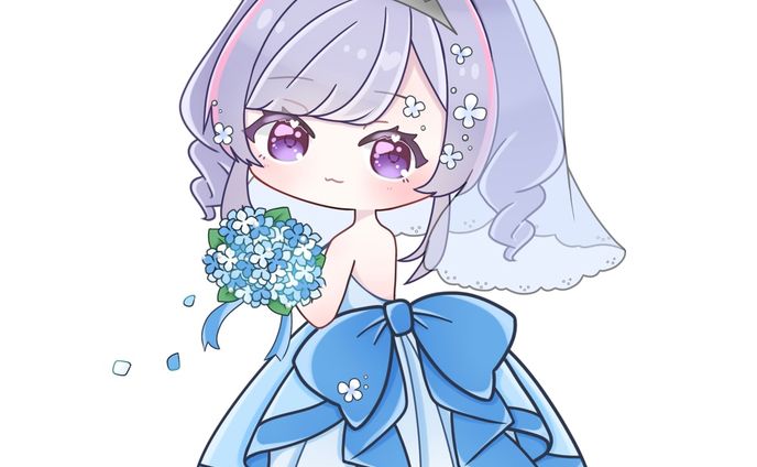 【琴森あおは様】6月の花嫁量産ミニキャラ2023