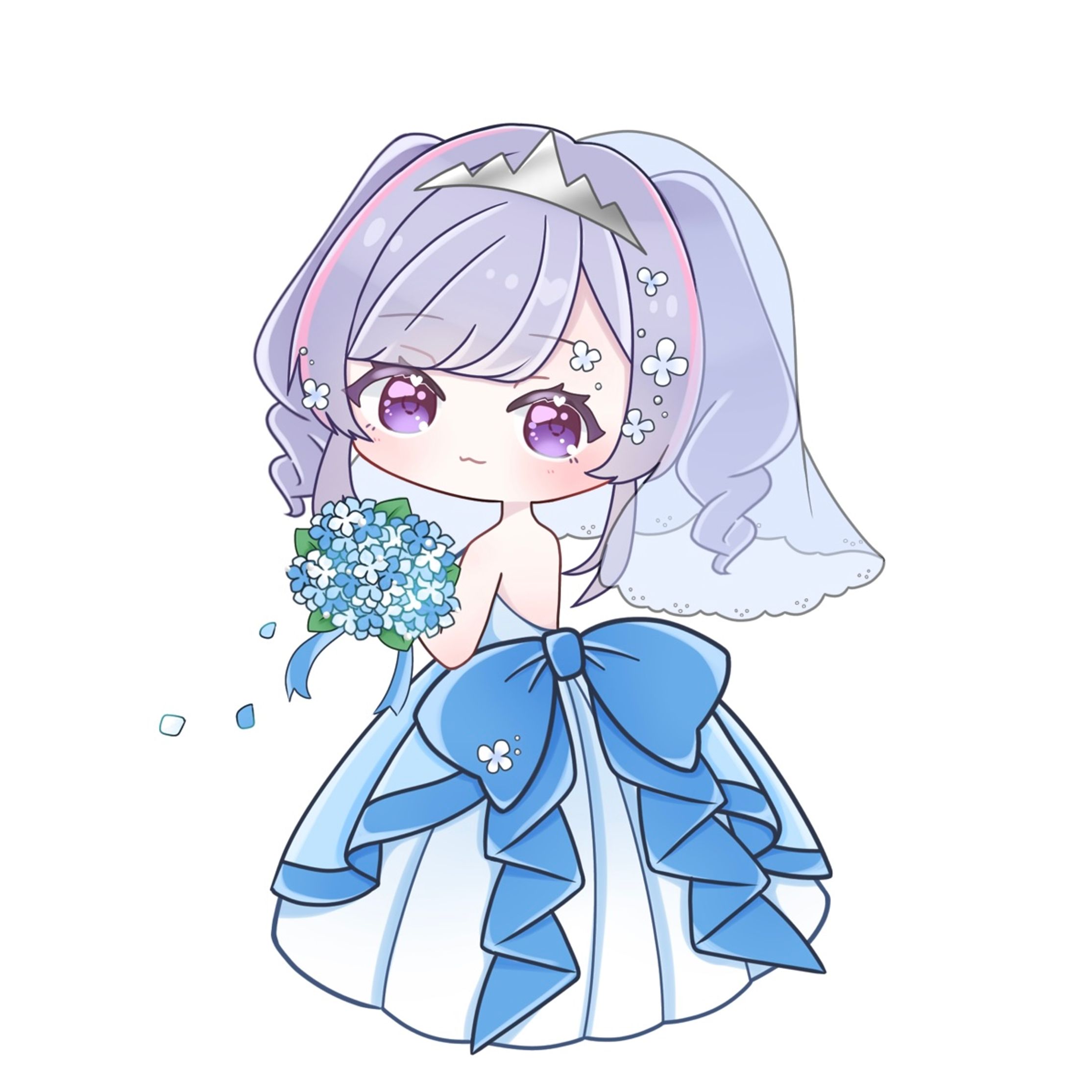 【琴森あおは様】6月の花嫁量産ミニキャラ2023-1