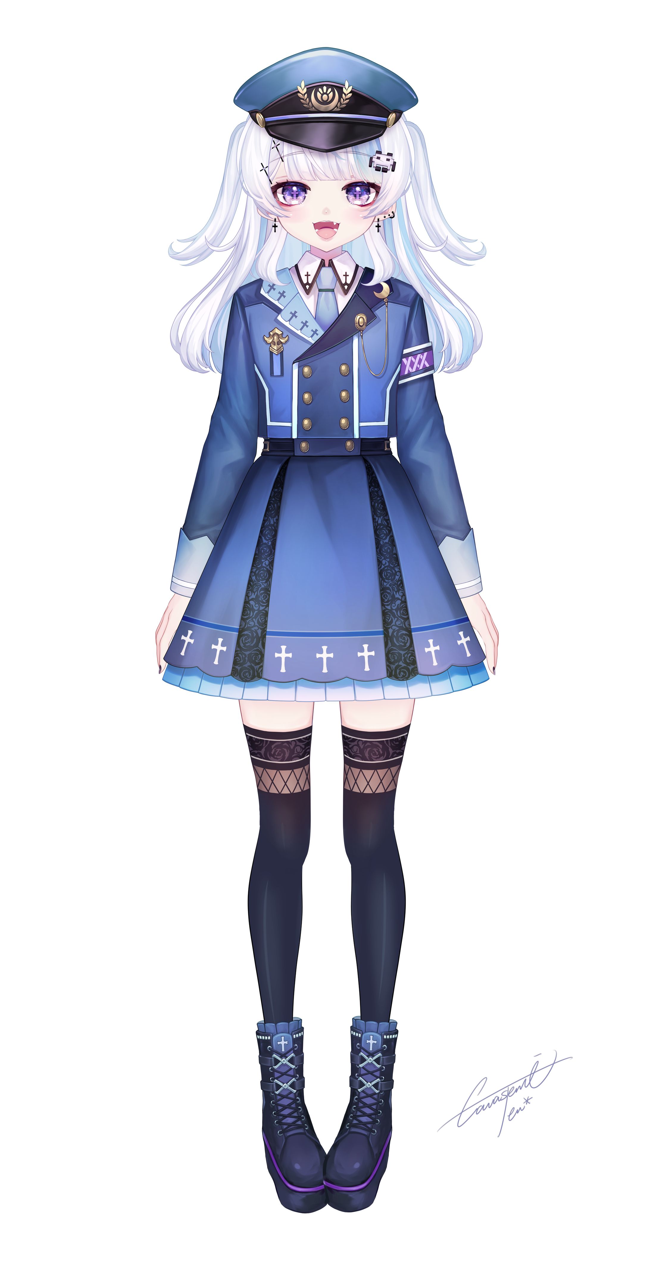 衣装デザイン：夢月ましろ様/軍服衣装-1